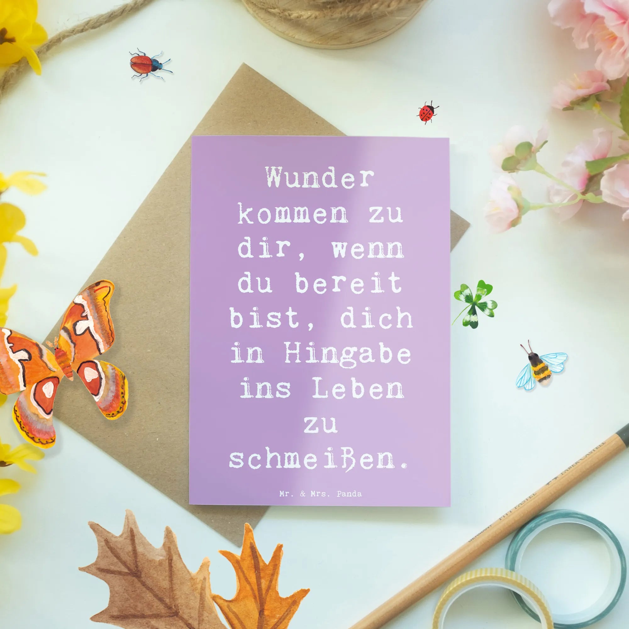 Grußkarte Spruch Wunder Hingabe einladungskarten, babykarte, glückwunschkarten, Grußkarten, abiturkarte, osterkarten, osterkarte, dankeskarten, Beileidskarte, Klappkarte, Glückwunschkarte, neujahrskarte, firmungskarte, kommunionskarte, Motivkarte, jubiläumskarte, spruchkarte, Grußkarte, genesungskarte, hochzeitskarten, vatertagskarte, valentinstagskarte, weihnachtskarten, Einzigartig, Lächeln, wanddeko, spruch kollektion, freude, wohnaccessoires, mr and mrs panda, liebe, sprüche sammlung, Kreativ, glück, schöne sprüche, inspiration, shopify, nachhaltige geschenke, motivation, zitate, Dekoration, lebensweisheiten, sprüche, alltag verschönern, geschenkideen
