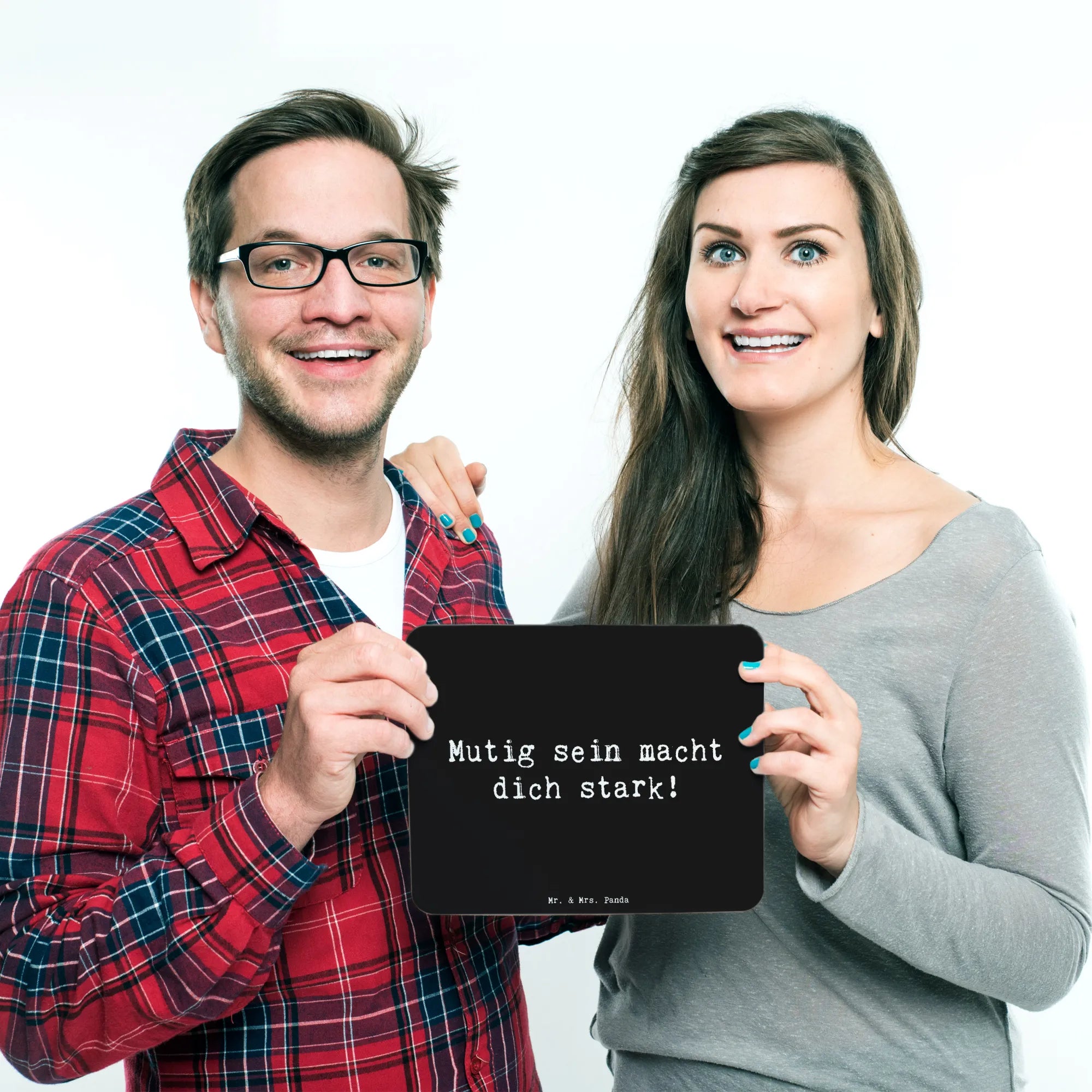 Mauspad Spruch Angst überwinden