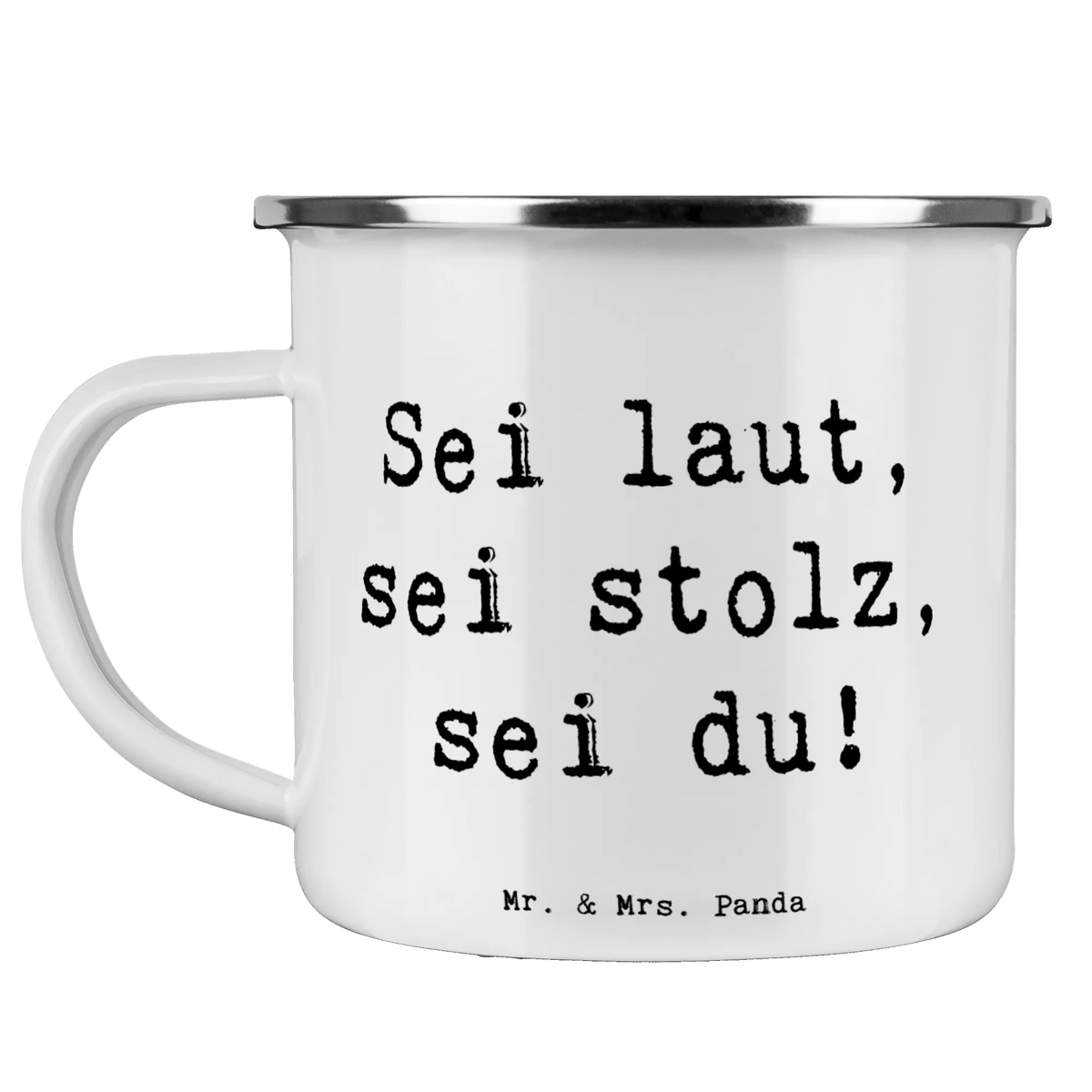Camping Emaille Tasse Spruch Sei du Mutig blechbecher, wanderbecher, Campingbecher, Campingtasse, Outdoor Becher, Teetasse, metallbecher, emaillebecher, Tasse Emaille, Outdoor Tasse, Kaffeepott, Emaille Tasse, Teebecher, reisetasse, Haferl, becher emaille, Reisebecher, Blechtasse, Emailletasse, Motivtasse, outdoortasse, Pott, Emaille Becher, wandertasse, Dekoration, sprüche, zitate, spruch kollektion, inspiration, motivation, lebensweisheiten, geschenkideen, wanddeko, wohnaccessoires, sprüche sammlung, schöne sprüche, glück, liebe, freude, Lächeln, alltag verschönern, nachhaltige geschenke, Kreativ, Einzigartig, shopify, mr and mrs panda
