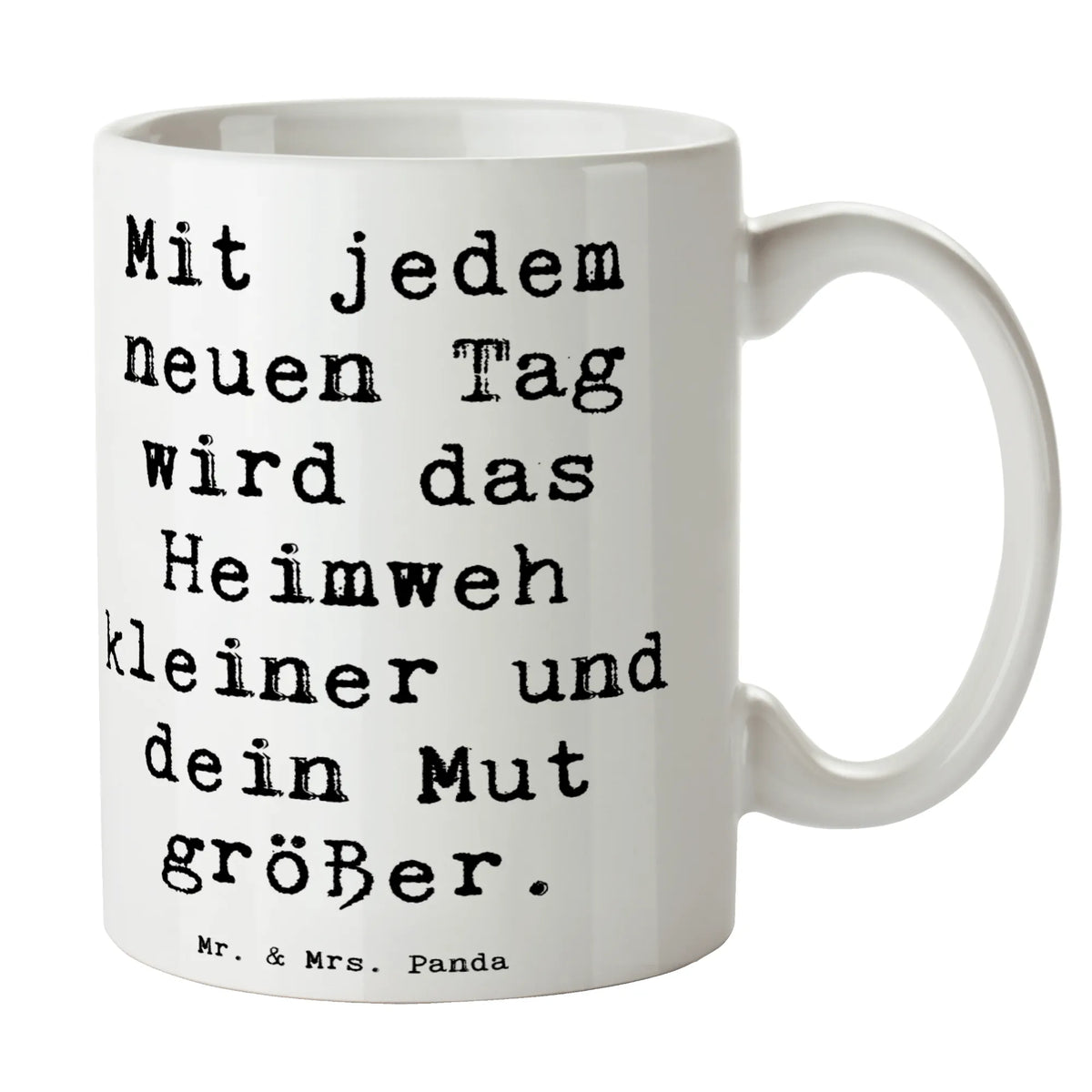 Tasse Spruch Heimweh überwinden Mut schöne tasse, milchtasse, Henkeltasse, Tasse mit Motiv, Trinkbecher, Tasse mit Spruch, Kaffeetasse, tasse für kaffee, Kaffeepott, statement tasse, Henkelpott, milchkaffeetasse, Teebecher, Frühstücksbecher, kaffeebecher bedruckt, Keramikbecher, hochwertige tasse, kakaobecher, Trinktasse, Designtasse, Henkelbecher, Pott, Bürobecher, tasse für büro, Bedruckte Tasse, Frühstückstasse, cappuccinotasse, kaffeebecher keramik, Motivtasse, Geschenktasse, heißgetränkebecher, Teetasse, Kakaotasse, kaffeetasse keramik, design tasse, Bürotasse, Tasse, Dekotasse, Teepott, kaffeetasse bedruckt, Kaffeebecher, Keramiktasse, haferl, Sprüchetasse, Becher, mr and mrs panda, Dekoration, sprüche, zitate, spruch kollektion, inspiration, motivation, lebensweisheiten, geschenkideen, wanddeko, wohnaccessoires, sprüche sammlung, schöne sprüche, glück, liebe, freude, Lächeln, alltag verschönern, nachhaltige geschenke, Kreativ, Einzigartig, shopify