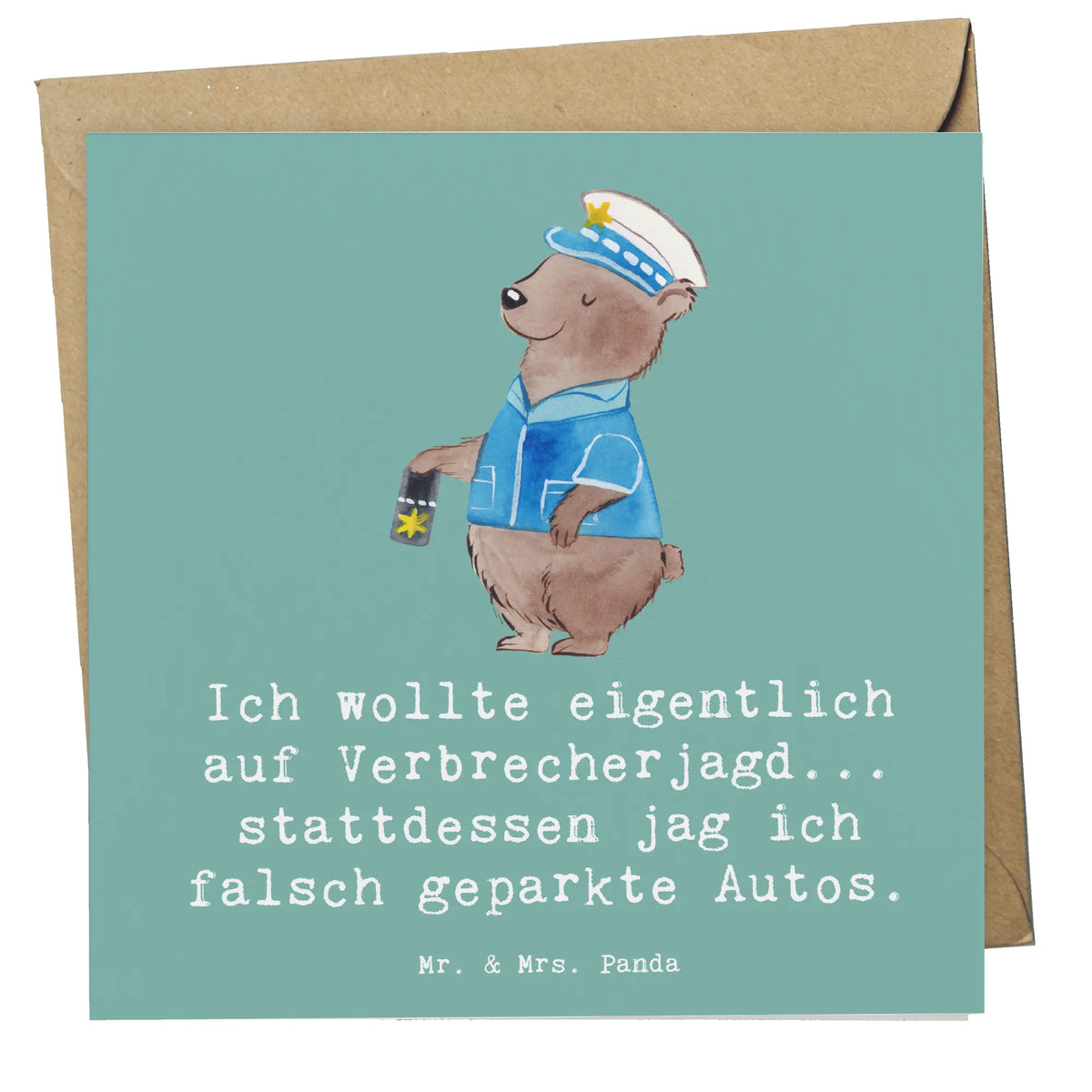 Deluxe Karte Polizist im Alltag anlasskarte, faltkarte, doppelkarte, Grußkarte, Klappkarte, Glückwunschkarte, Firma, Mitarbeiter, Arbeitskollege, Kollegin, Kollege, Rente, Abschied, Ausbildung, Beruf, Jubiläum, Geschenk, Dankeschön, Danke, Schenken