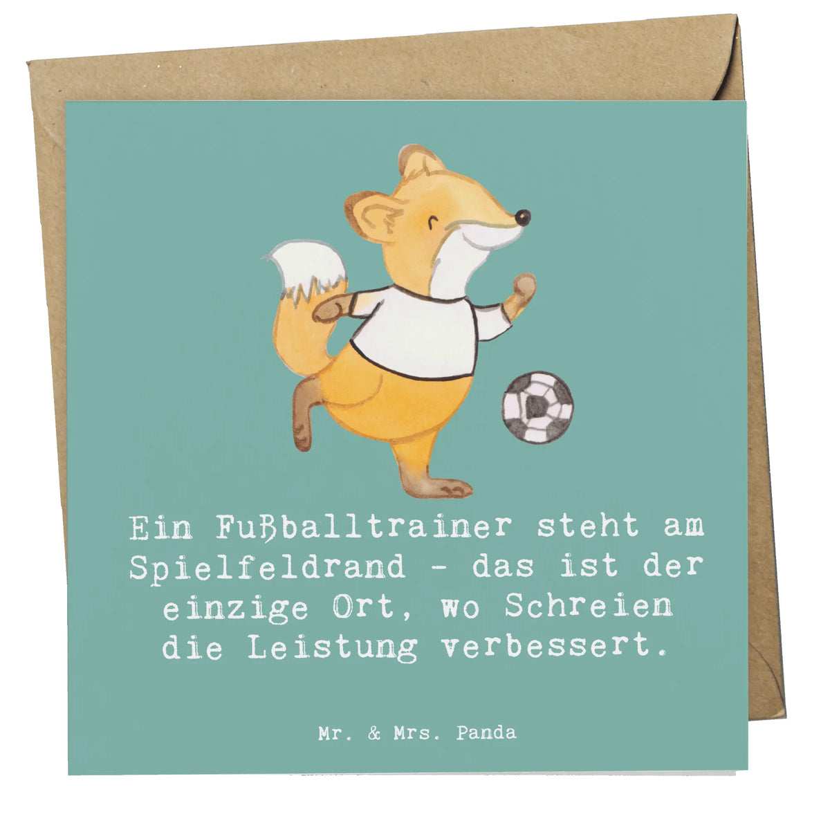 Deluxe Karte Fußballtrainer Energie doppelkarte, Klappkarte, faltkarte, Glückwunschkarte, anlasskarte, Grußkarte, Firma, Mitarbeiter, Arbeitskollege, Kollegin, Kollege, Rente, Abschied, Ausbildung, Beruf, Jubiläum, Geschenk, Dankeschön, Danke, Schenken