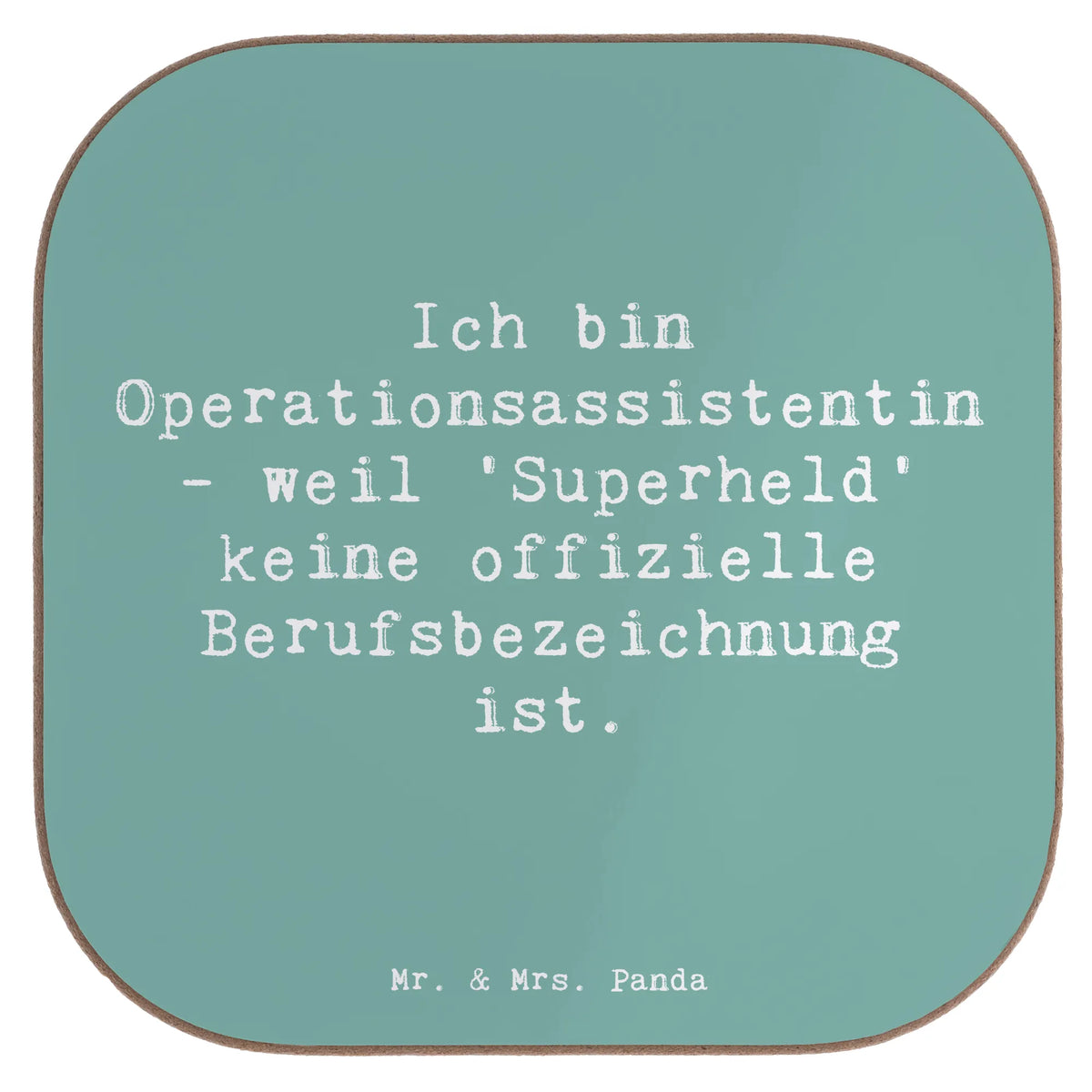 Untersetzer Spruch Operationsassistentin Heldin