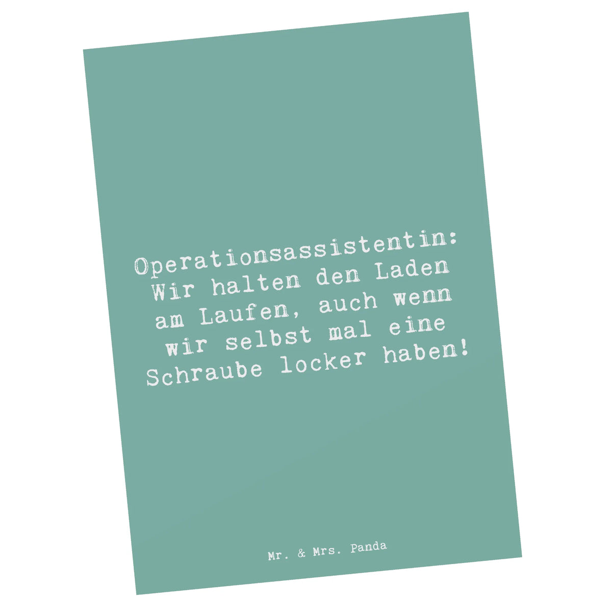 Postkarte Spruch Operationsassistentin Heldin