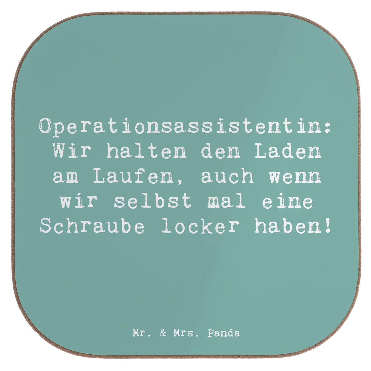 Untersetzer Spruch Operationsassistentin Heldin