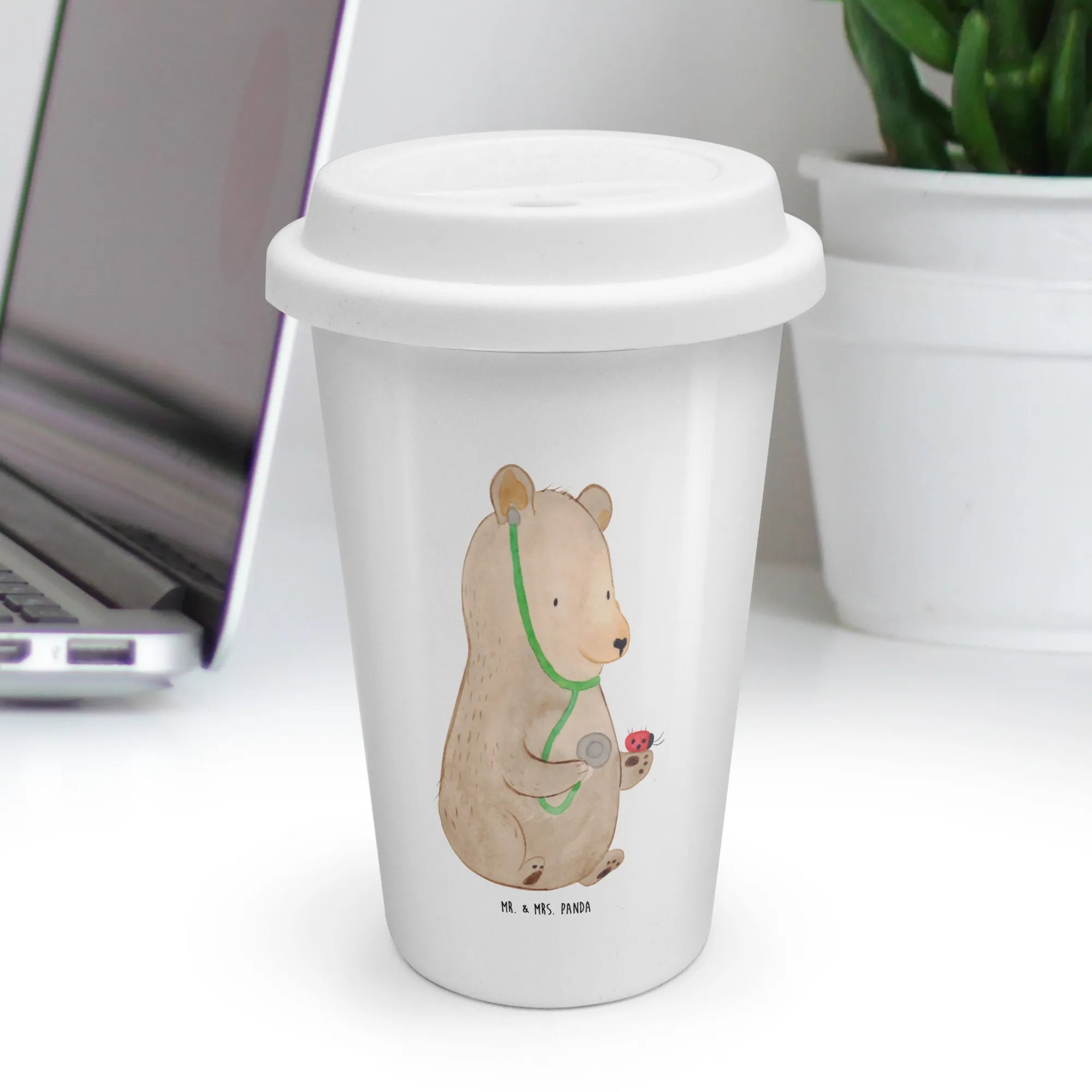To Go Cup bear Physician Thermokaffeebecher, Thermobecher, Wiederverwendbarer Becher, keramik to go becher, Mehrwegbecher, thermobecher keramik, Isolierkaffeebecher, Isolierbecher To Go, Isolierbecher, Keramikbecher, Reisebecher, Kaffeebecher To Go, Thermobecher To Go, Coffee Becher, Trinkbecher To Go, becher kaffee, To Go Becher, Coffee To Go Becher, Becher Für Unterwegs, ToGo Kaffeebecher, keramik kaffeebecher, Teddy, Bär, Teddybär, Doktorin, Ärztin, Arzt, Professorin, Professor, Doktor