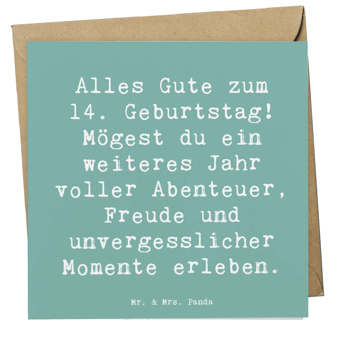 Deluxe Karte Spruch 14. Geburtstag anlasskarte, Klappkarte, doppelkarte, Glückwunschkarte, faltkarte, Grußkarte, Geschenk, Geburtstag, Geburtstagsgeschenk