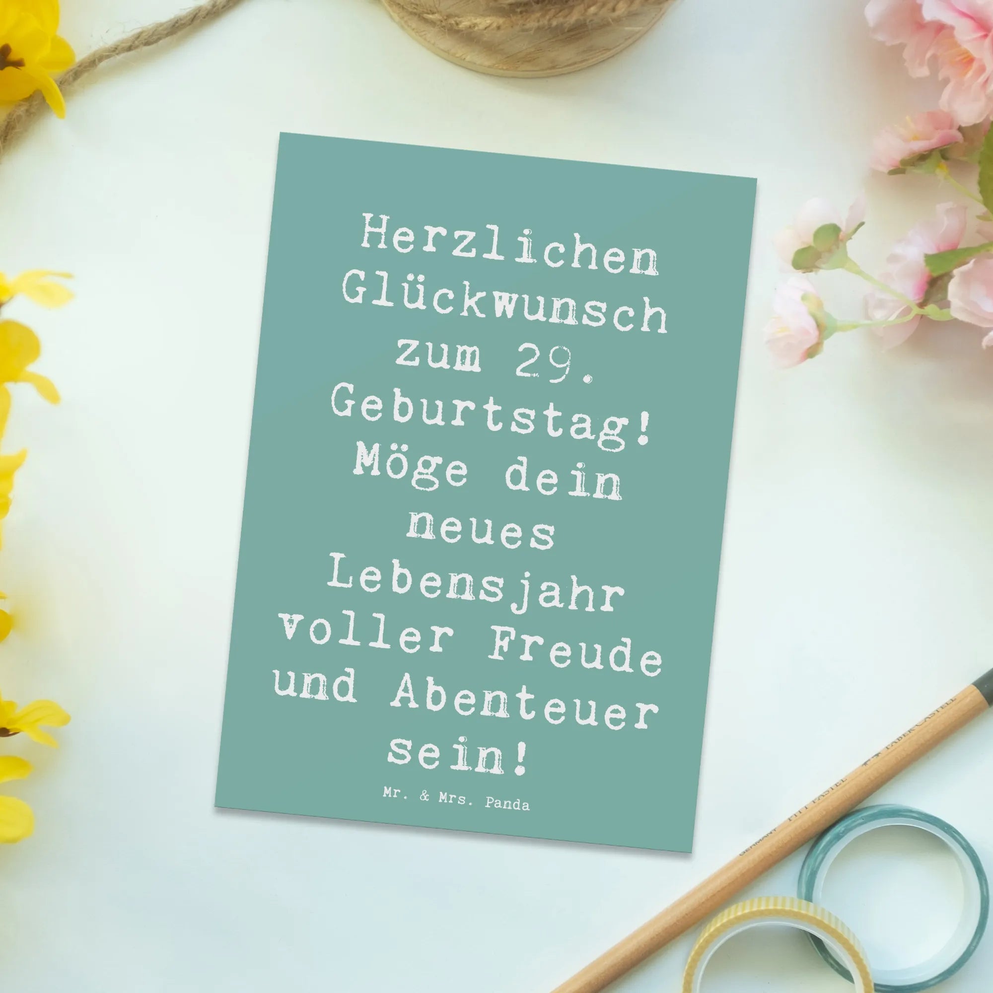 Postkarte Spruch 29. Geburtstag Glückwunsch Ansichtskarten, Postkarten, Designkarte, bildkarte, Kunstkarten, Postkarte, Grußkarte, Ansichtskarte, Fotokarte, einzelkarte, Motivkarte, spruchkarte, kunstkarte, Geschenk, Geburtstag, Geburtstagsgeschenk