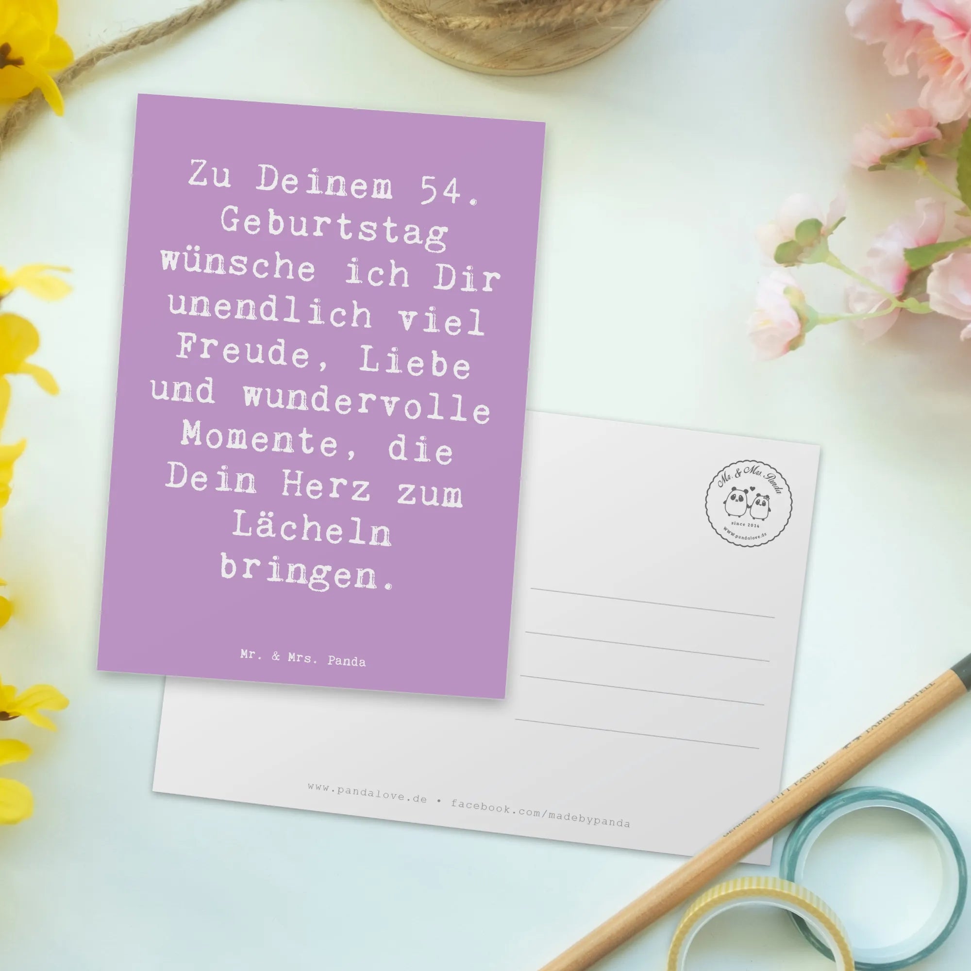 Postkarte Spruch 54. Geburtstag Freude Kunstkarten, Ansichtskarten, einzelkarte, bildkarte, spruchkarte, Grußkarte, Postkarte, Motivkarte, Fotokarte, Postkarten, Designkarte, Ansichtskarte, kunstkarte, Geschenk, Geburtstag, Geburtstagsgeschenk