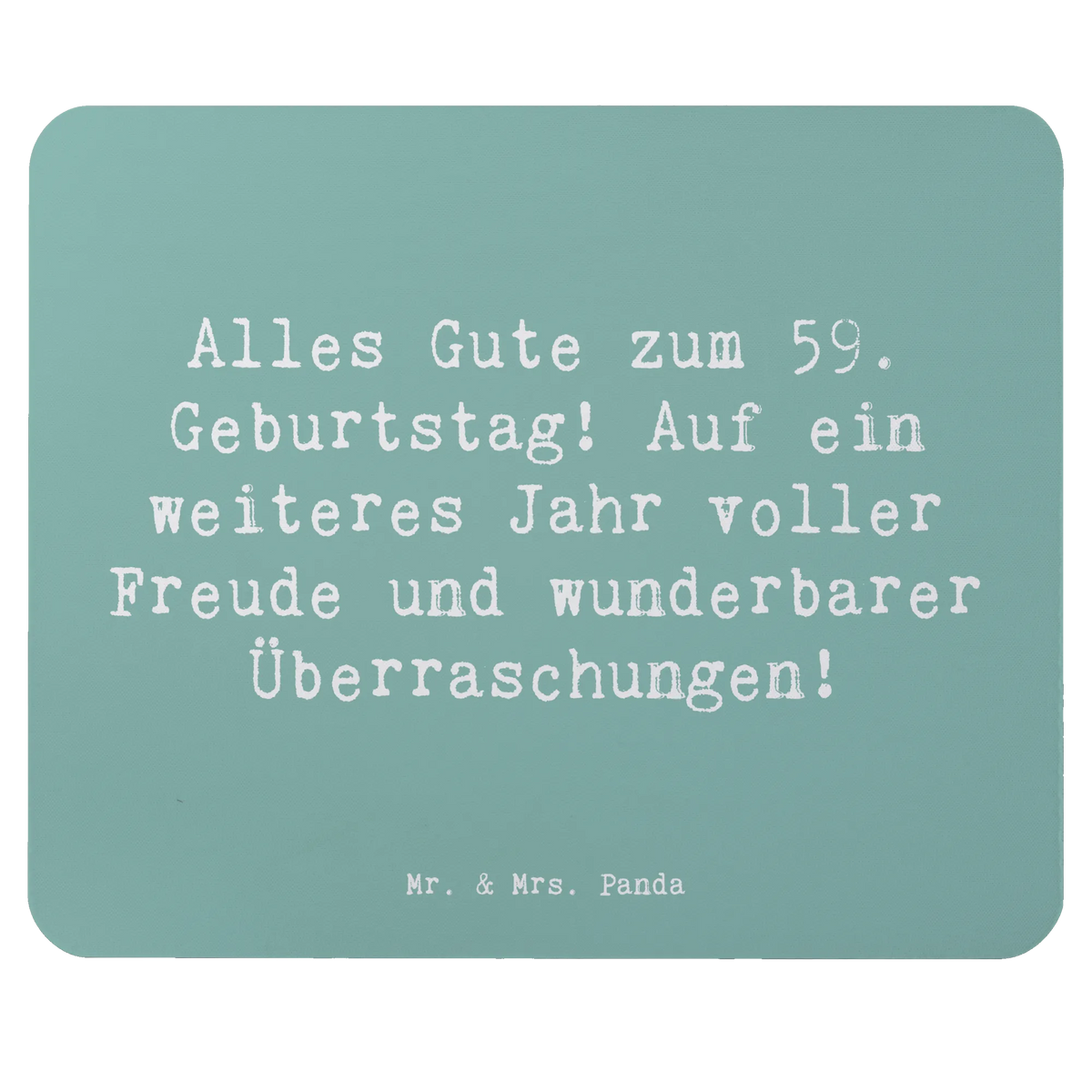 Mauspad Spruch 59. Geburtstag