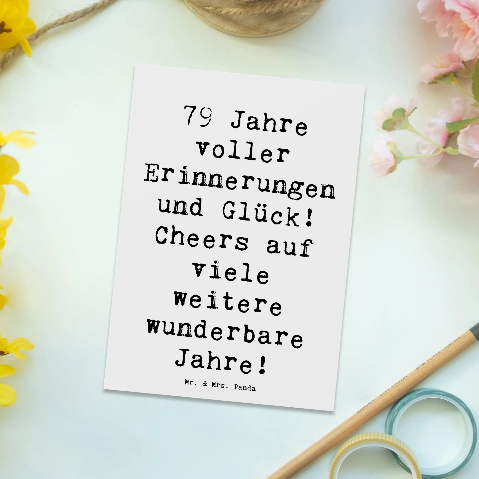Postkarte Spruch 79. Geburtstag Erinnerungen Motivkarte, bildkarte, Postkarte, Ansichtskarte, Ansichtskarten, Grußkarte, Designkarte, kunstkarte, Postkarten, Kunstkarten, spruchkarte, einzelkarte, Fotokarte, Geschenk, Geburtstag, Geburtstagsgeschenk