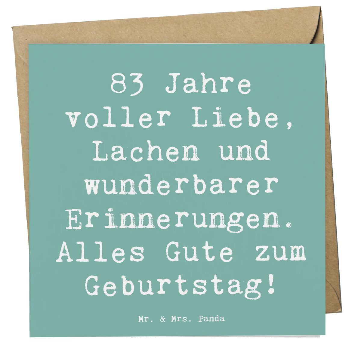 Deluxe Karte Spruch 83. Geburtstag anlasskarte, faltkarte, doppelkarte, Klappkarte, Glückwunschkarte, Grußkarte, Geschenk, Geburtstag, Geburtstagsgeschenk