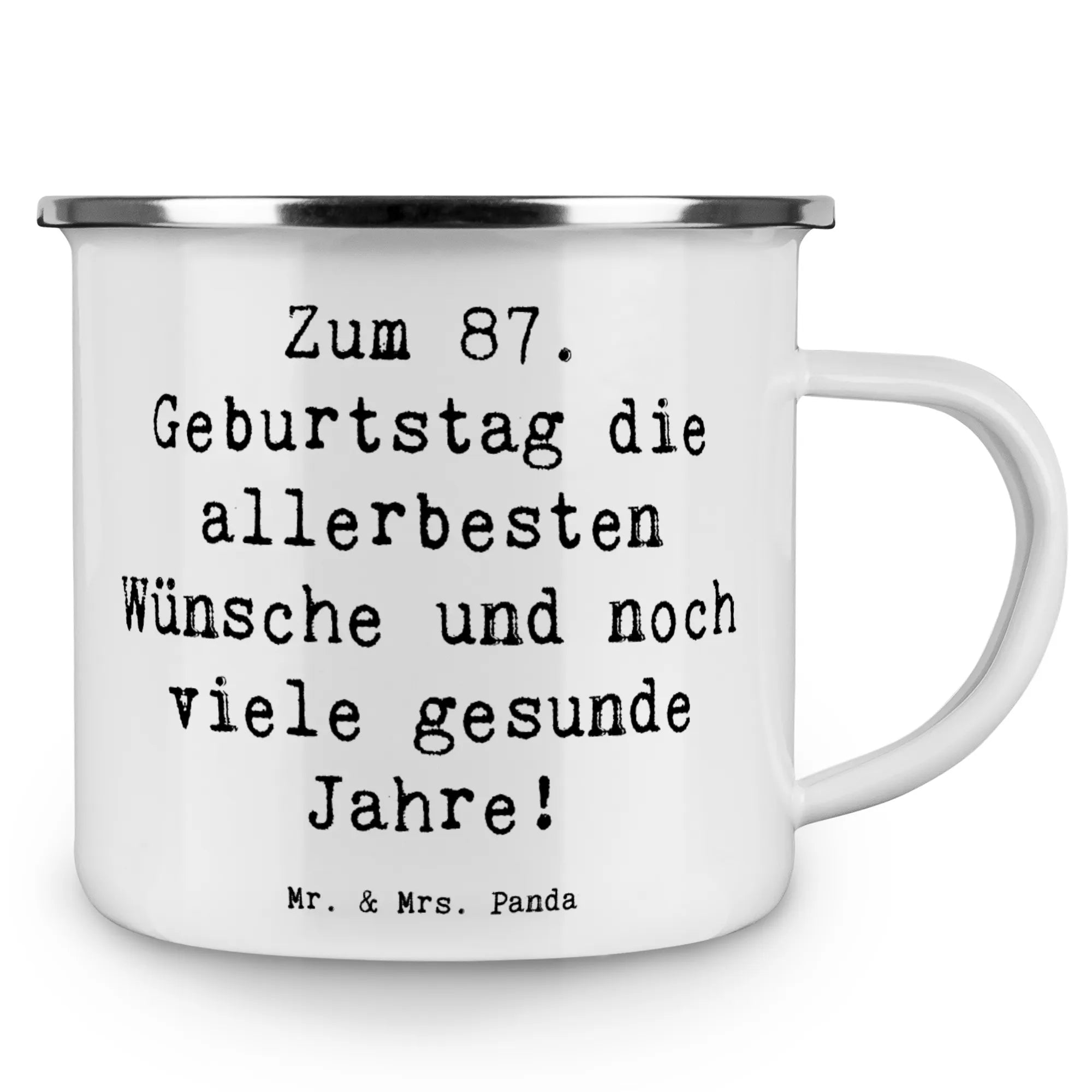 Camping Emaille Tasse Spruch 87. Geburtstag Reisebecher, blechbecher, Pott, Outdoor Tasse, outdoortasse, Campingbecher, metallbecher, Outdoor Becher, Kaffeepott, Motivtasse, Emaille Becher, Tasse Emaille, Teetasse, Haferl, becher emaille, Teebecher, wandertasse, Campingtasse, wanderbecher, reisetasse, emaillebecher, Emaille Tasse, Emailletasse, Blechtasse, Geschenk, Geburtstag, Geburtstagsgeschenk