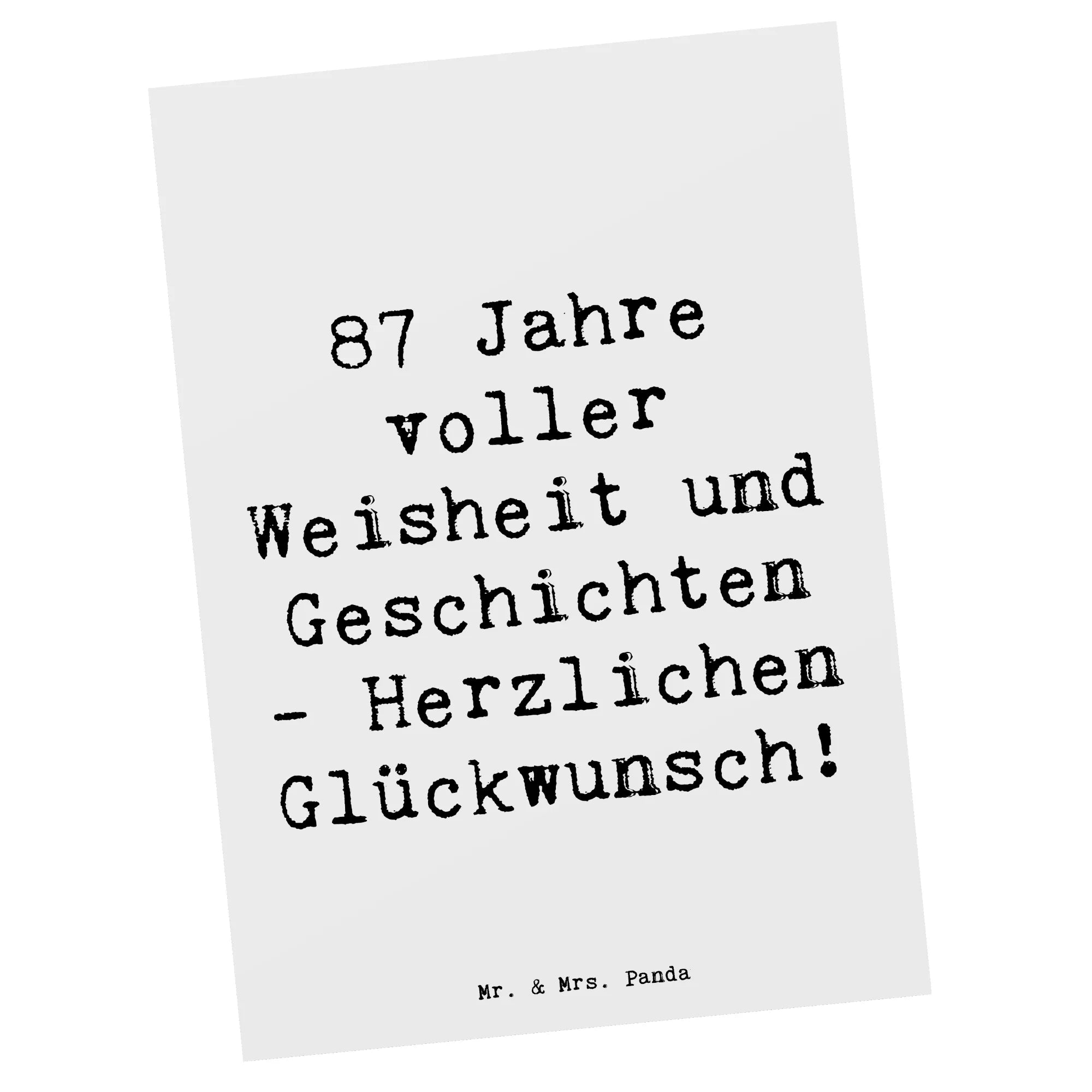 Postkarte Spruch 87. Geburtstag Weisheit Designkarte, Kunstkarten, Grußkarte, spruchkarte, Ansichtskarte, Fotokarte, bildkarte, Ansichtskarten, Motivkarte, Postkarten, Postkarte, kunstkarte, einzelkarte, Geschenk, Geburtstag, Geburtstagsgeschenk