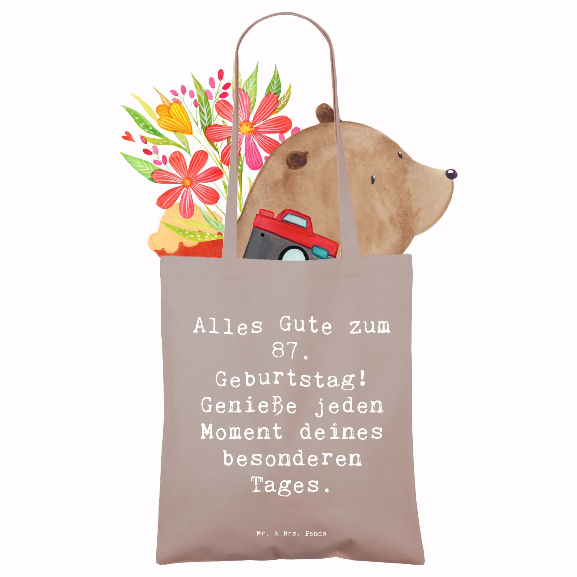 Tragetasche Spruch 87. Geburtstag