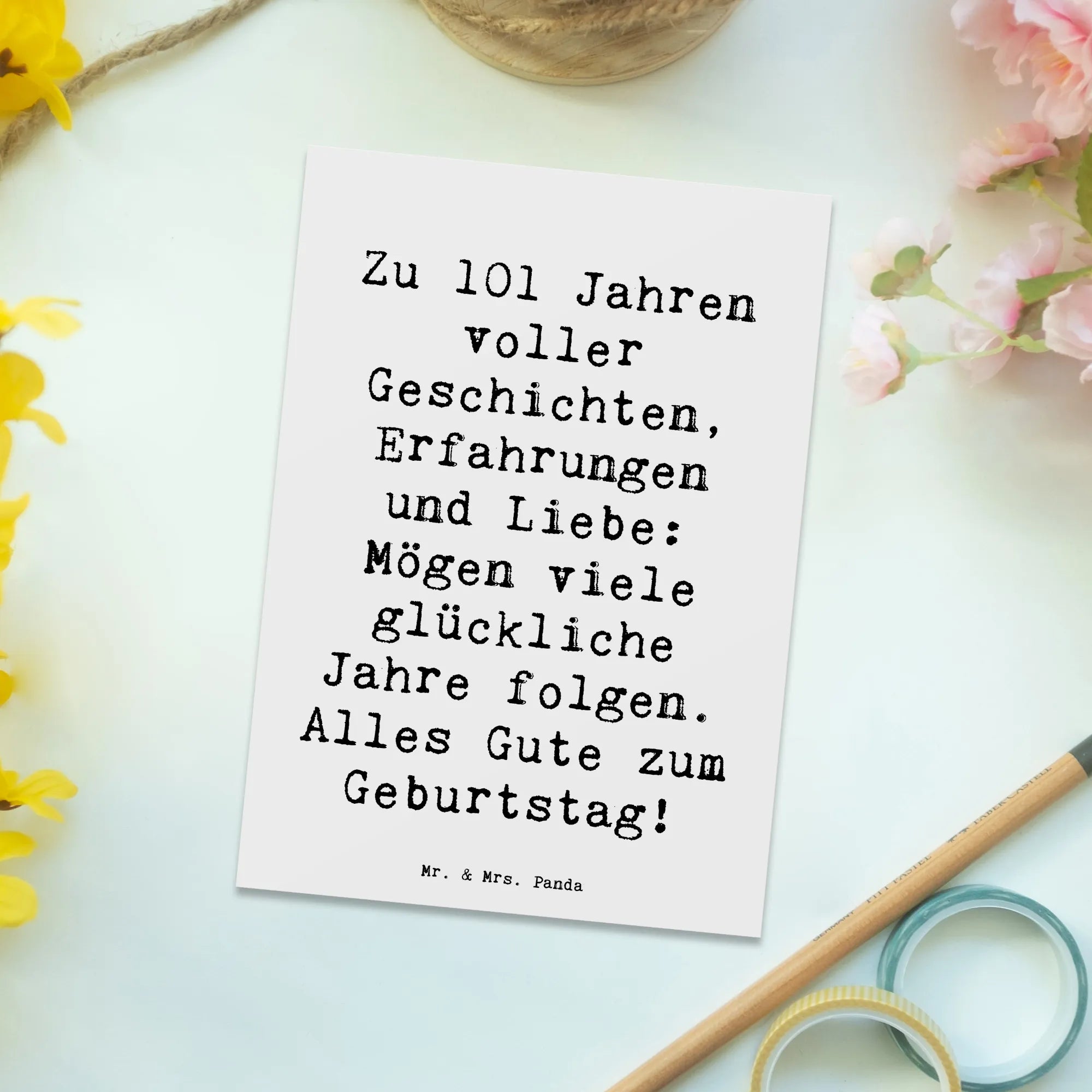 Postkarte Spruch 101. Geburtstag kunstkarte, Postkarte, Postkarten, einzelkarte, spruchkarte, Ansichtskarten, bildkarte, Ansichtskarte, Fotokarte, Grußkarte, Motivkarte, Designkarte, Kunstkarten, Geschenk, Geburtstag, Geburtstagsgeschenk