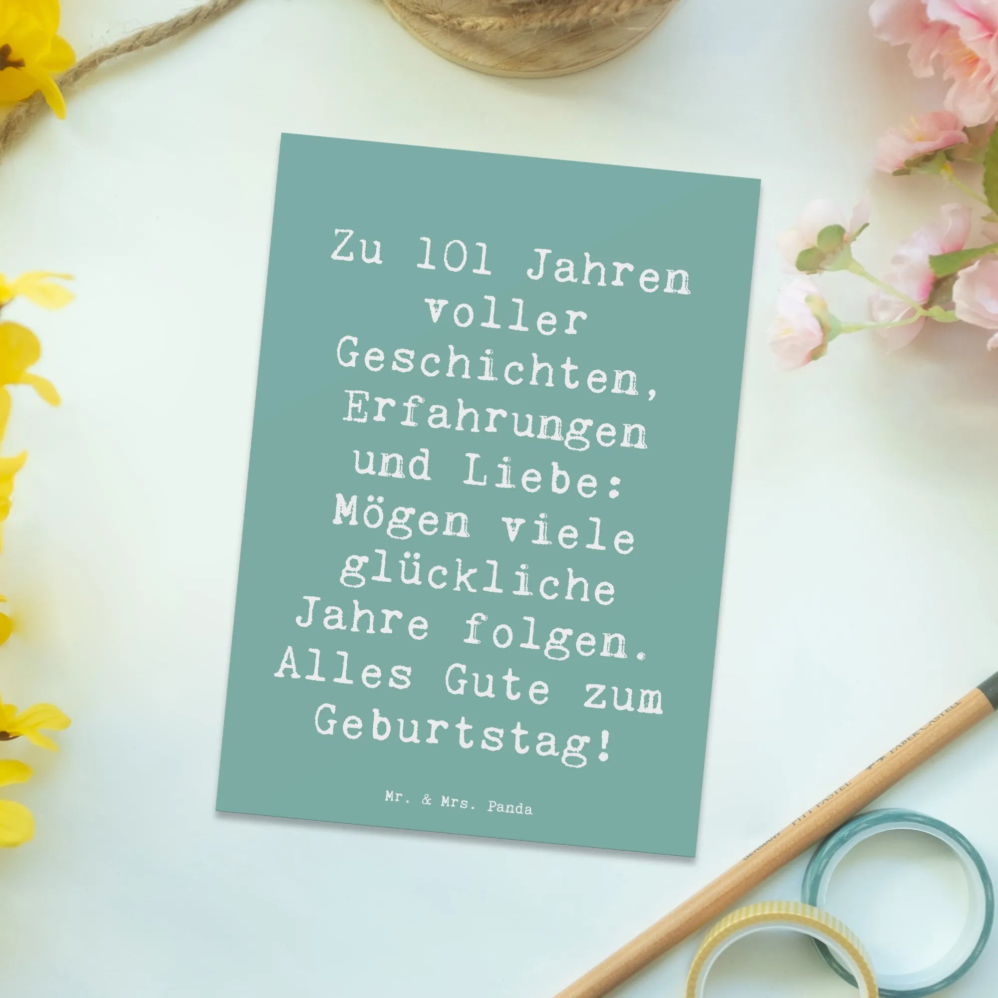 Postkarte Spruch 101. Geburtstag kunstkarte, Postkarte, Postkarten, einzelkarte, spruchkarte, Ansichtskarten, bildkarte, Ansichtskarte, Fotokarte, Grußkarte, Motivkarte, Designkarte, Kunstkarten, Geschenk, Geburtstag, Geburtstagsgeschenk