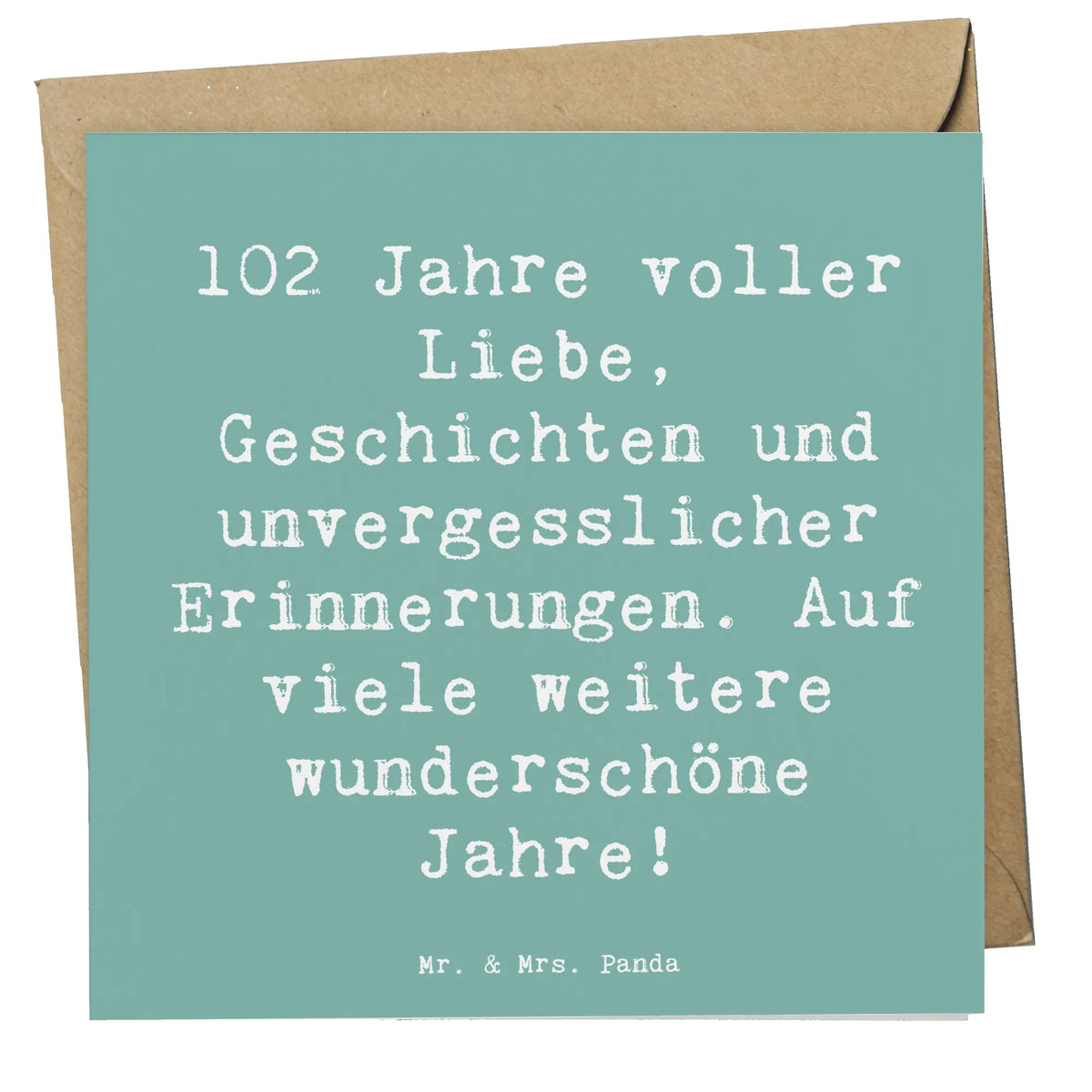 Deluxe Karte Spruch 102. Geburtstag anlasskarte, Glückwunschkarte, faltkarte, doppelkarte, Grußkarte, Klappkarte, Geschenk, Geburtstag, Geburtstagsgeschenk