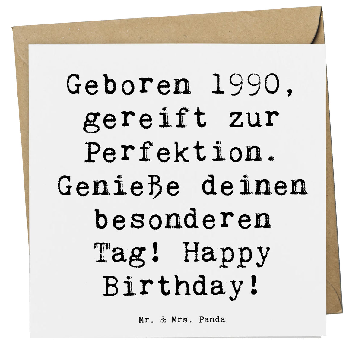 Deluxe Karte Spruch 1990 Geburtstag