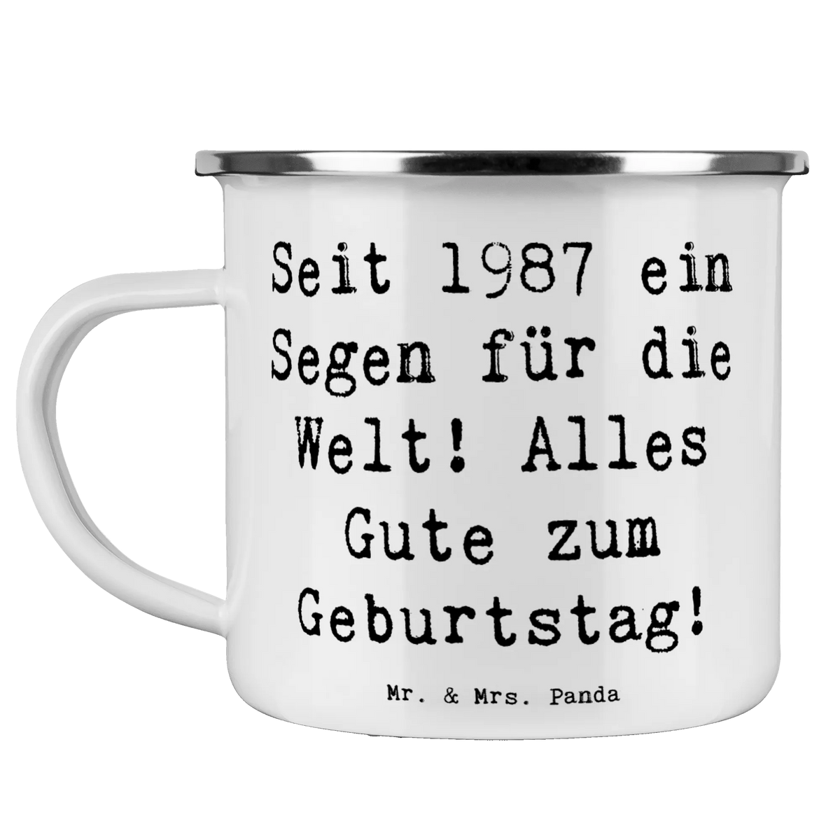 Camping Emaille Tasse Spruch 1987 Geburtstag outdoortasse, Outdoor Tasse, Campingbecher, reisetasse, Outdoor Becher, Teetasse, blechbecher, Reisebecher, Campingtasse, Tasse Emaille, metallbecher, wanderbecher, Emaille Tasse, Pott, emaillebecher, wandertasse, Blechtasse, Motivtasse, Haferl, Kaffeepott, Teebecher, Emailletasse, becher emaille, Emaille Becher, Geschenk, Geburtstagsgeschenk, Geburtstag