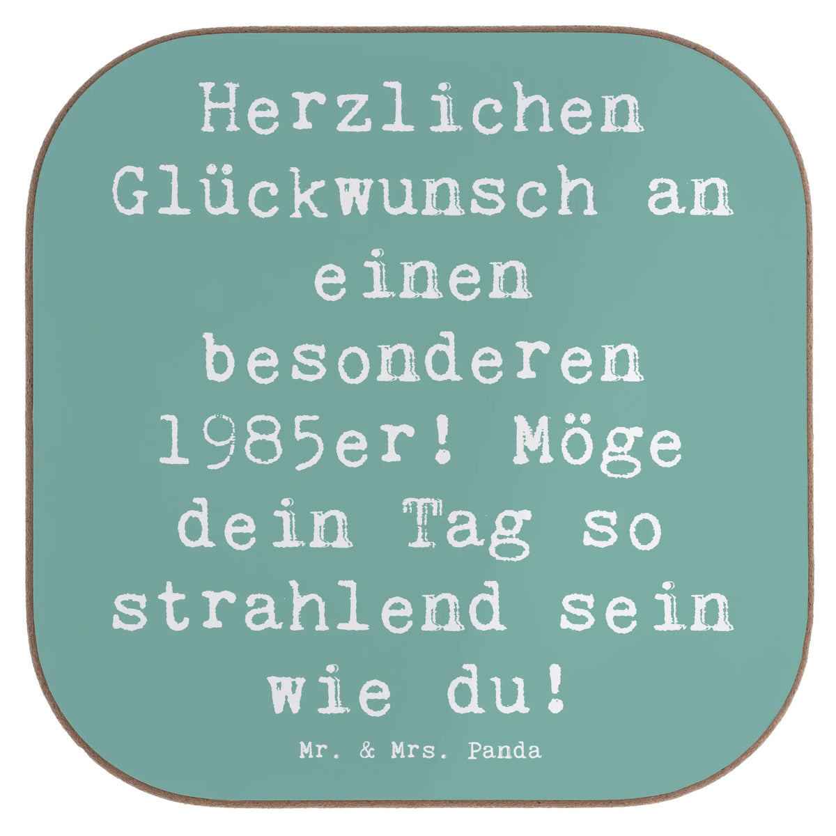 Untersetzer Spruch 1985 Geburtstag