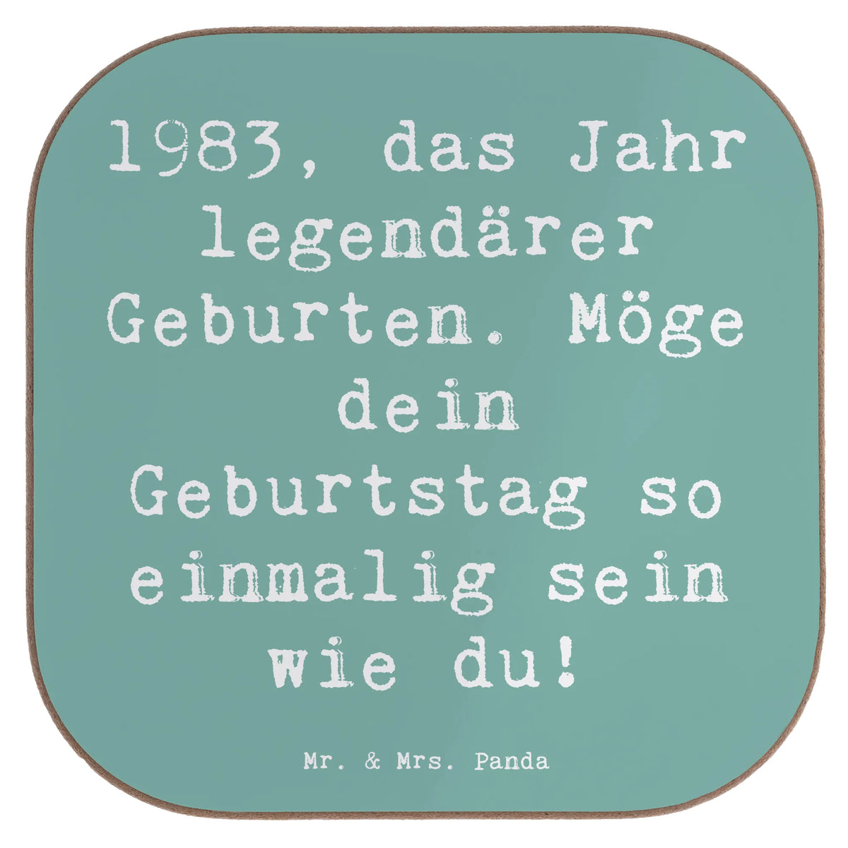 Untersetzer Spruch 1983 Geburtstag