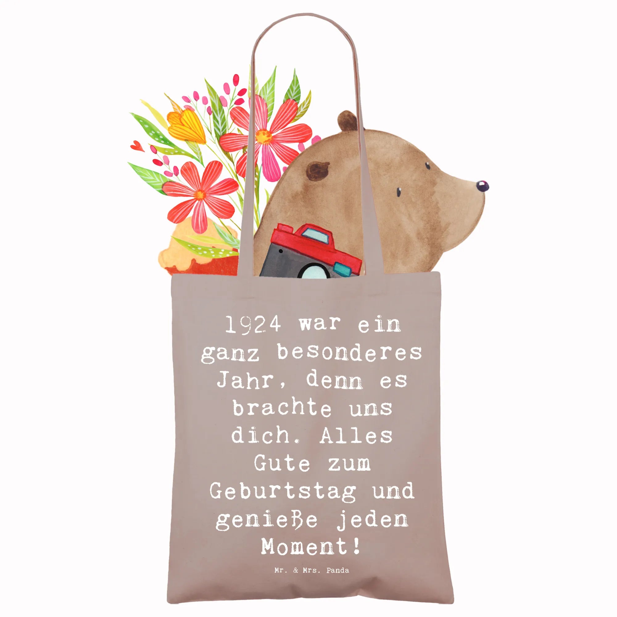 Tragetasche Spruch 1924 Geburtstag