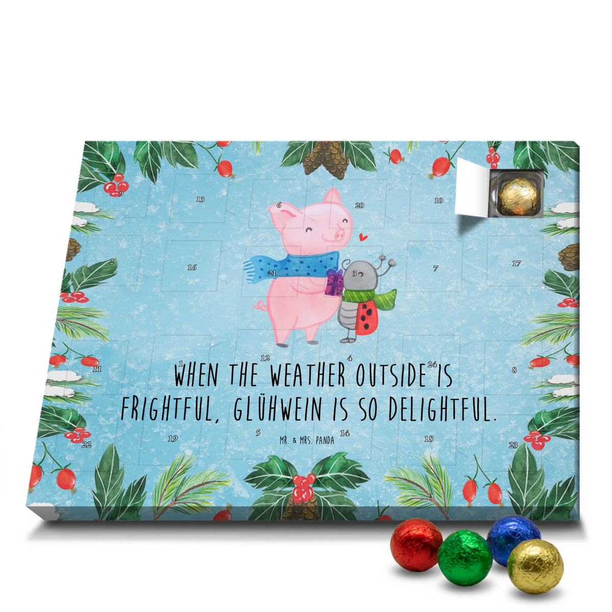 Chocolate advent calendar Glow Pig Snuggle