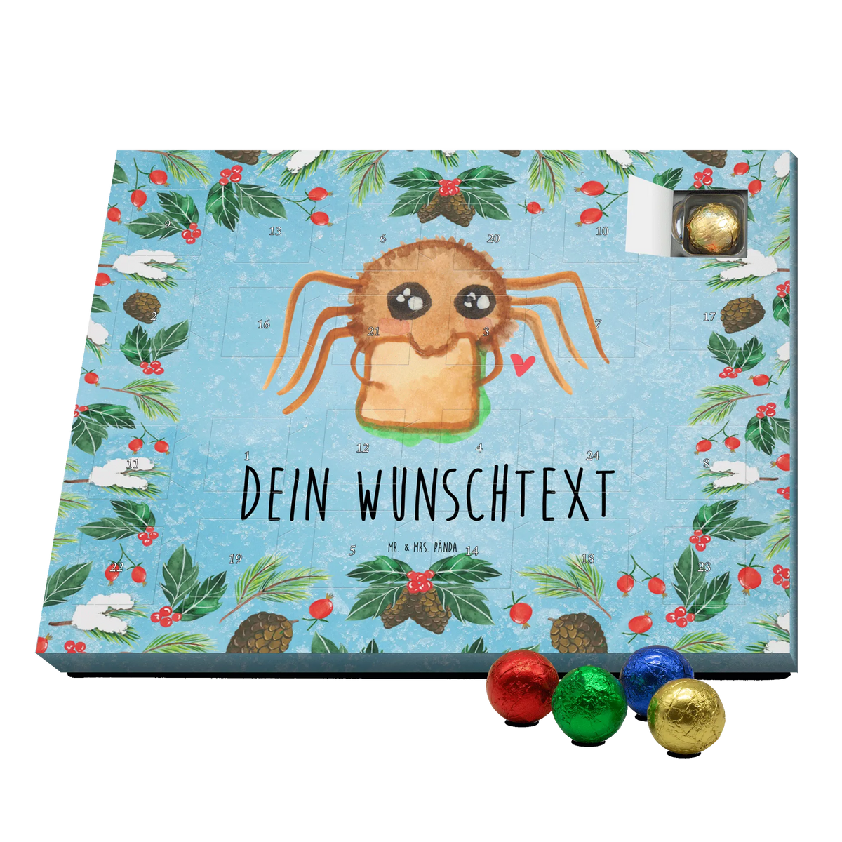 Personalisierter Schoko Adventskalender Spinne Agathe Sandwich Schoko Adventskalender mit Namen, personalisierbarer adventskalender, Personalisierter Schokoladen-Adventskalender, Weihnachtskalender personalisierbar, Personalisierter Schoko-Adventskalender, Schokoladenadventskalender personalisiert, Adventskalender Schokolade personalisiert, weihnachtskalender personalisiert, personalisierter weihnachtskalender, Weihnachtskalender mit Namen, Personalisierter Adventskalender mit Schokolade, Personalisierter Adventskalender Schokolade, Schokolade Adventskalender personalisiert, Schokoladen Adventskalender personalisiert, Personalisierte Weihnachtskalender, Personalisierter Adventskalender, Schoko Adventskalender personalisiert, individueller adventskalender, adventskalender personalisiert, Schoko-Adventskalender mit Namen, Individueller Schoko-Adventskalender, Personalisierter Schoko Adventskalender, Namens-Adventskalender, Adventskalender personalisiert Schokolade, Individualisierter Adventskalender, Videos, Spinne Agathe, Merchandise, Spinne, Agathe, Hungrig, Hunger, Alles Wird gut, Lebensfreude, Glück, Verfressen, Mut