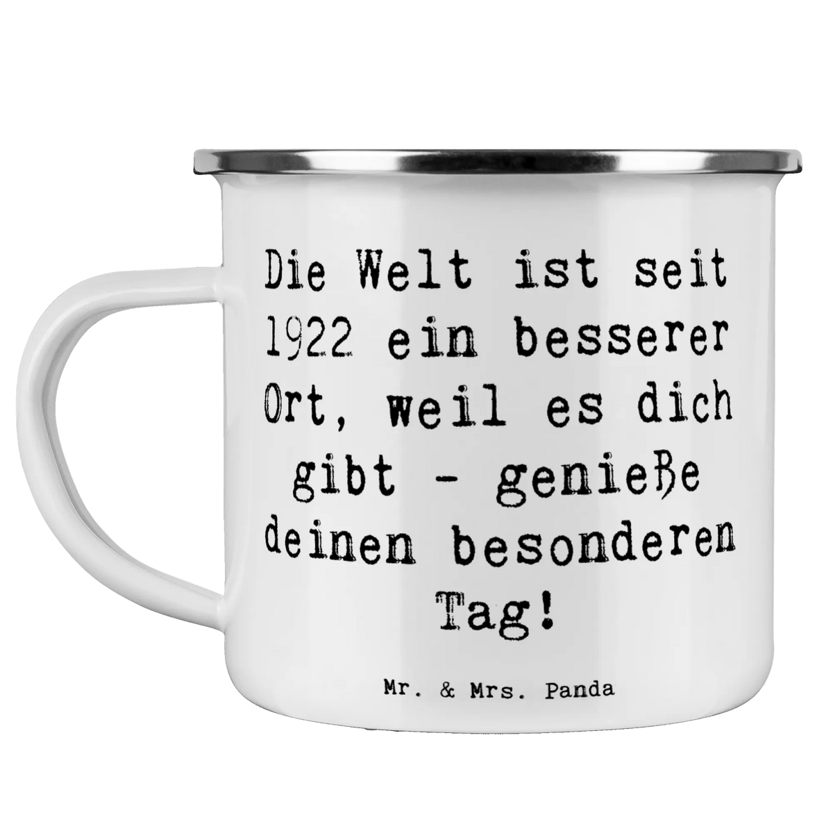Teetasse Spruch 1922 Geburtstag Reisetasse, Kaffeepott, Wandertasse, Haferl, Campingbecher, Pott, Tasse Emaille, Emaillebecher, Outdoertasse, Outdoor Becher, Emaille Becher, Outdoor Tasse, Emailletasse, Blechbecher, Reisebecher, Teebecher, Metallbecher, Campingtasse, Becher Emaille, Motivtasse, Wanderbecher, Blechtasse, Teetasse, Emaille Tasse, Geschenk, Geburtstag, Geburtstagsgeschenk