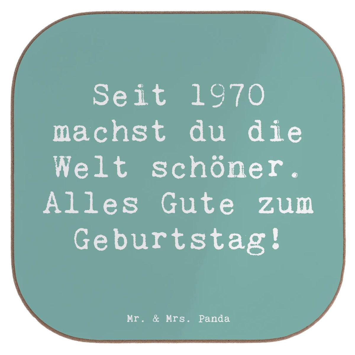 Untersetzer Spruch 1970 Geburtstag