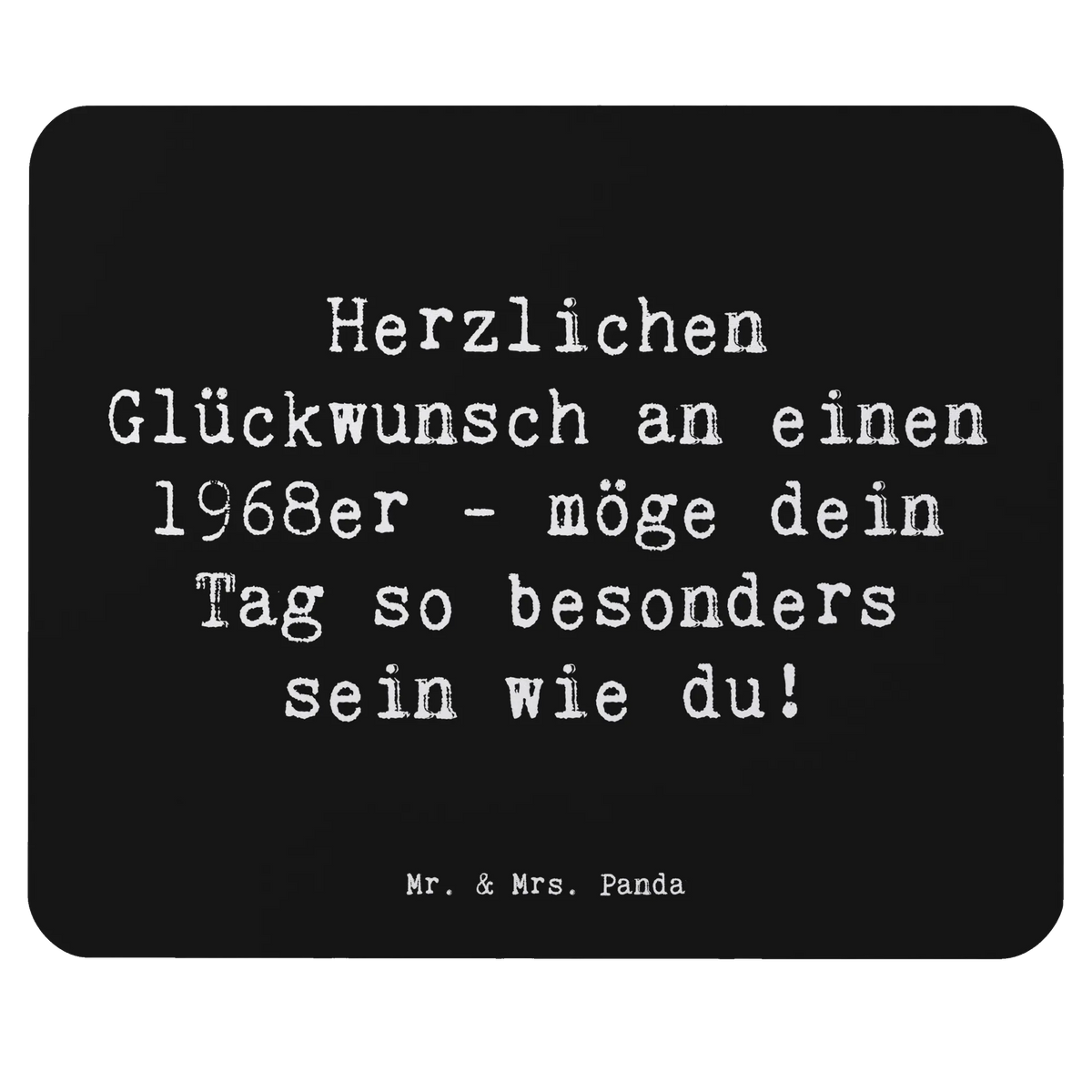 Mauspad Spruch 1968 Geburtstag