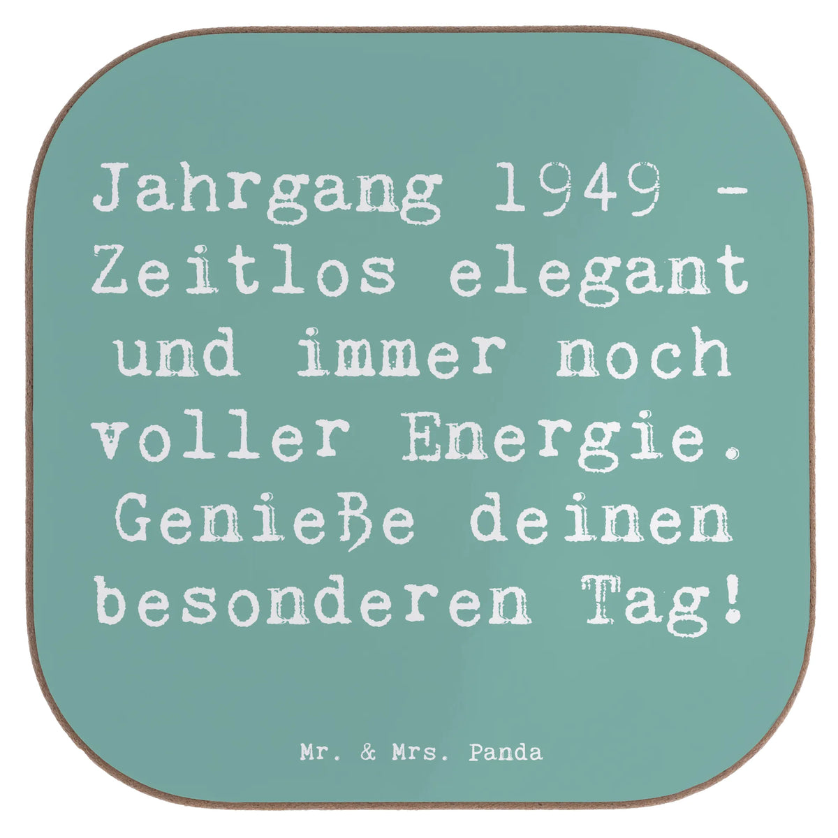 Untersetzer Spruch 1949 Geburtstag