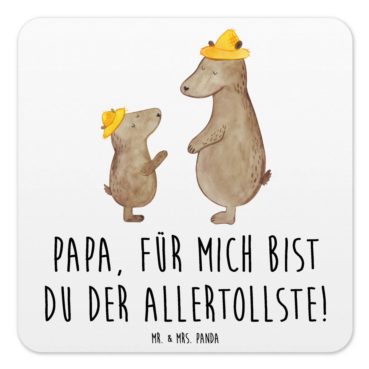Untersetzer Set Bären mit Hut Untersetzer Tisch, Tischuntersetzer, Untersetzer Getränke, Untersetzer für Gläser, Untersetzer Gläser, Getränkeuntersetzer, Tassenuntersetzer, coaster set, Spruch Untersetzer, Untersetzer Tassen, Coaster, Untersetzer Kunststoff, Flaschenuntersetzer, Tassen-Untersetzer, Getränke-Untersetzer, Glas-Untersetzer, Design Untersetzer, Untersetzer Eckig, Untersetzer Motiv, Oma, Muttertag, Mama, Opa, Familie, Schwester, Bruder, Vatertag, Papa, Papi, Daddy, Family, Kinder, Dad, Vater, Bären, Paps, Vater-Sohn, Lieblingsmensch, Bär, Vorbild, Sohn, Kind, Söhne