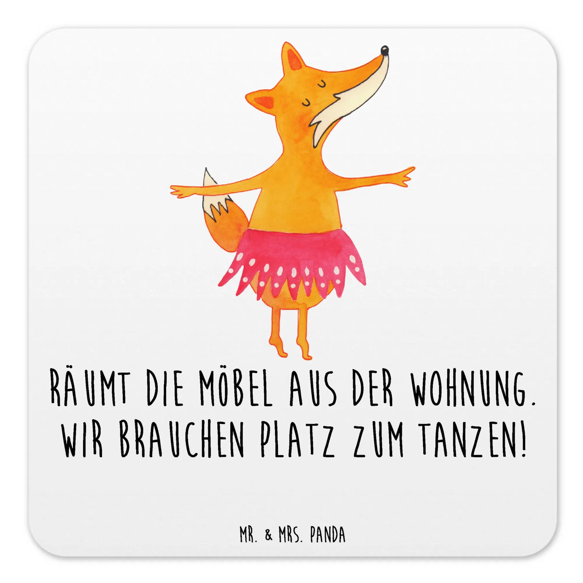 Untersetzer Set Fuchs Ballerina