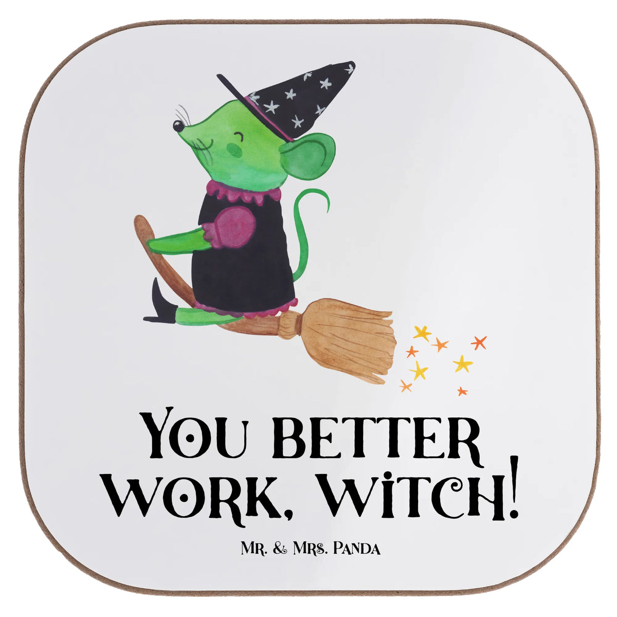 Untersetzer Halloween Hexenpower