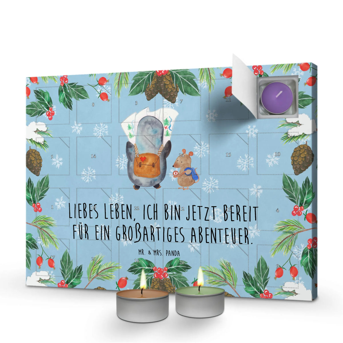 Duftkerzen Adventskalender Pinguin & Maus Wanderer|p:1768039|h:4508c28eee5899892309e8a74cc757e6