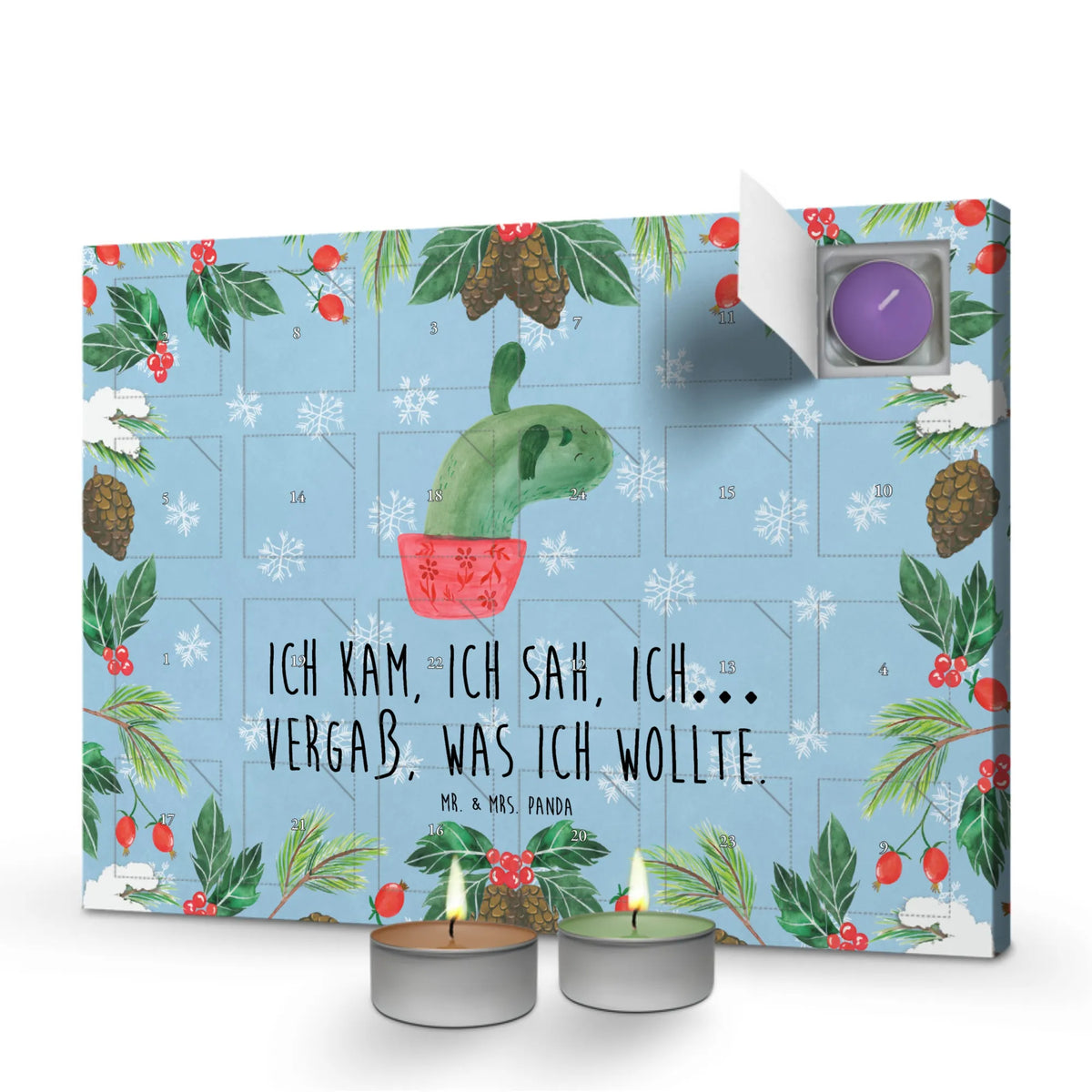 Duftkerzen Adventskalender Kaktus Mama