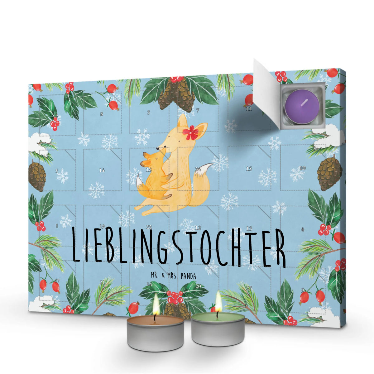 Duftkerzen Adventskalender Fuchs Mama