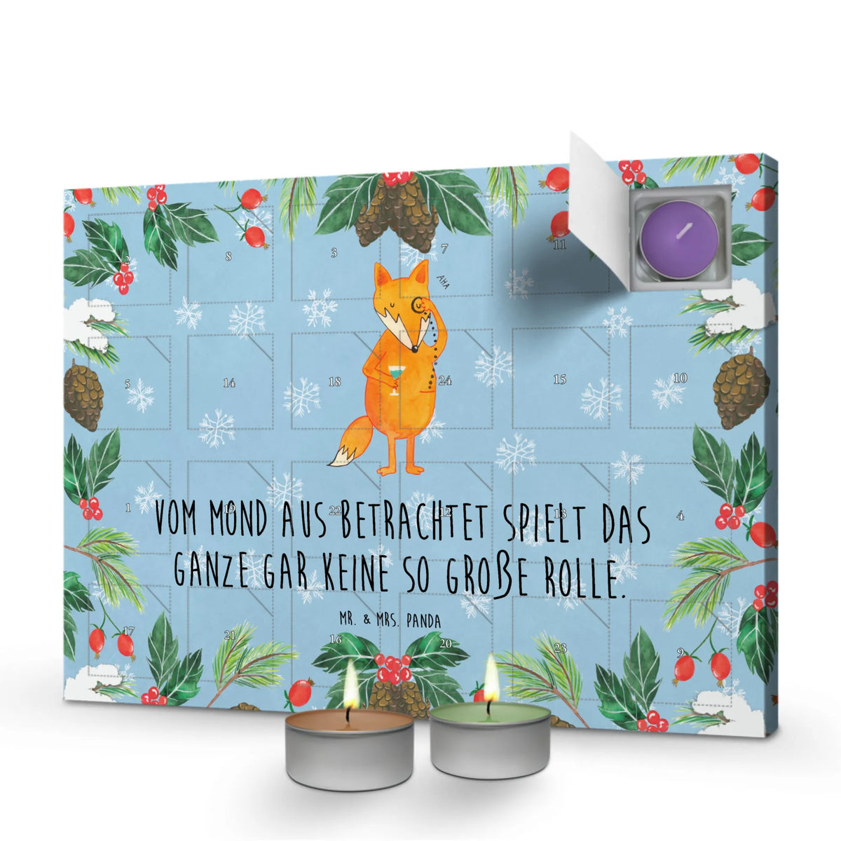 Scented candle advent calendar Fox lord