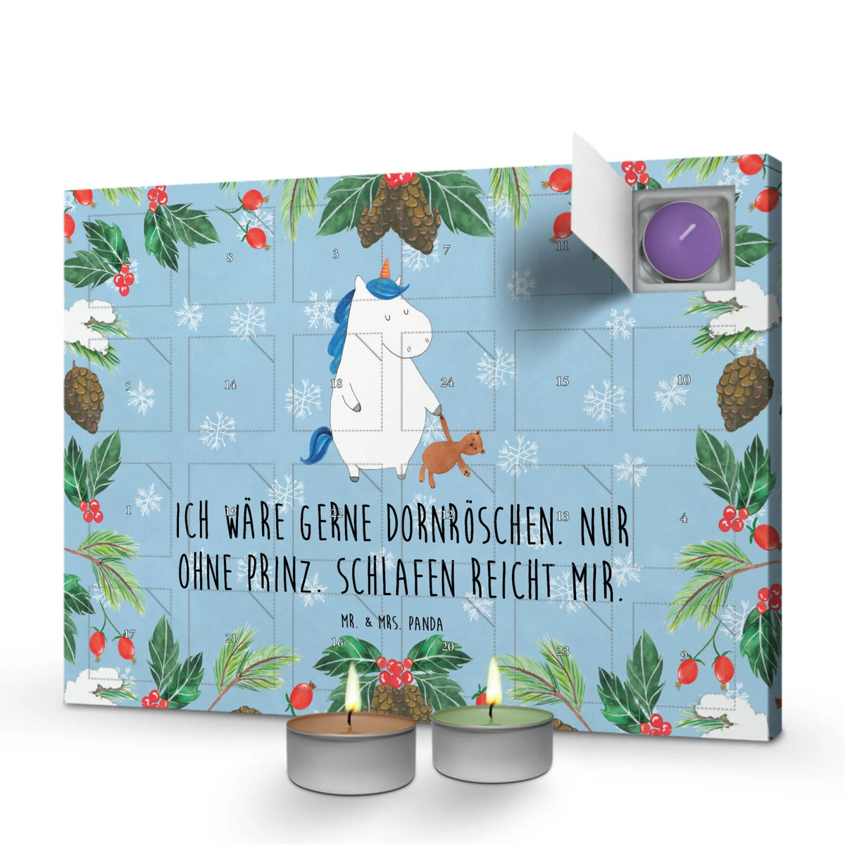 Duftkerzen Adventskalender Einhorn Teddy|p:1768353|h:f45ad7a13564eef177f933fd98687a07