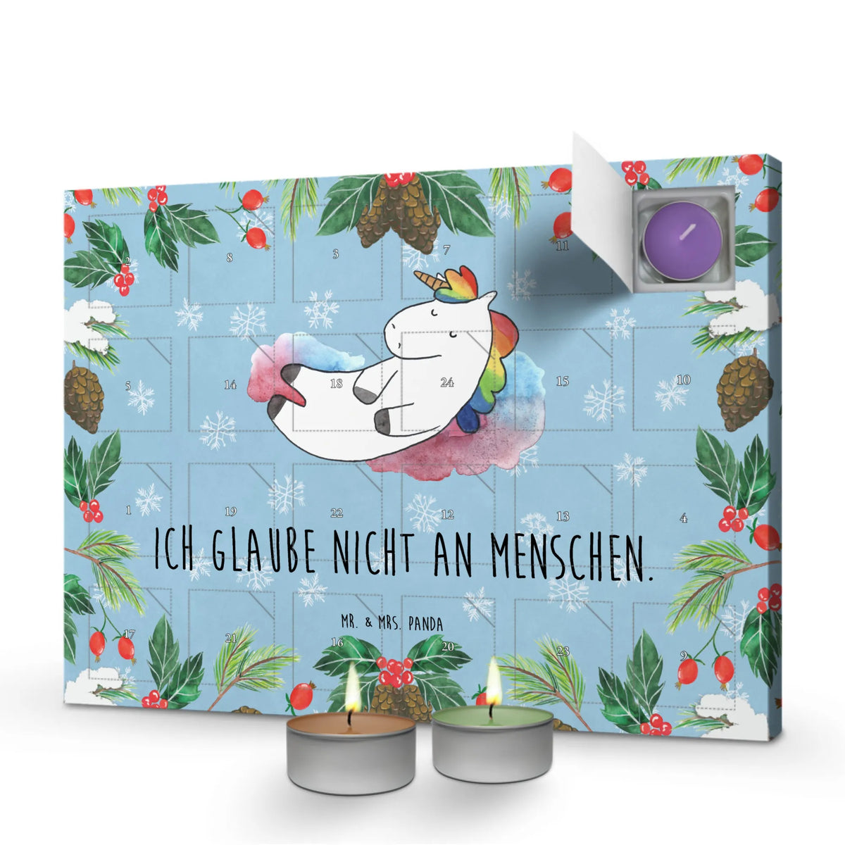 Scented candle advent calendar unicorn cloud 7