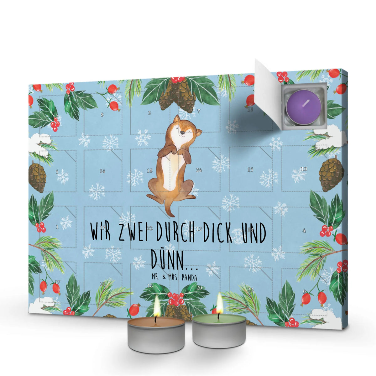 Scented candle advent calendar Dog Stroke