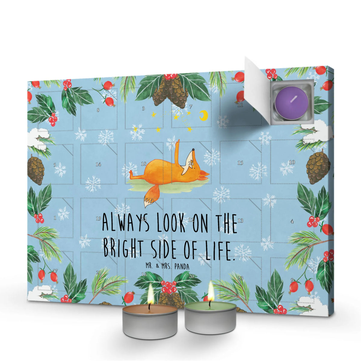 Scented candle advent calendar Fox Stars