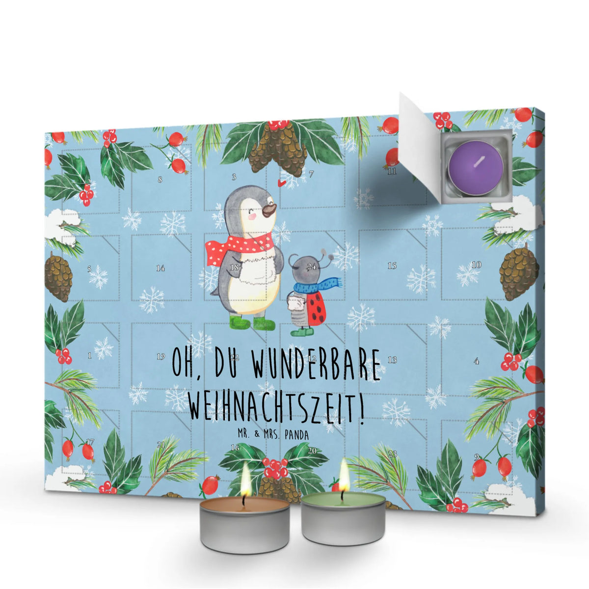 Scented candle advent calendar Smörle Wintertime