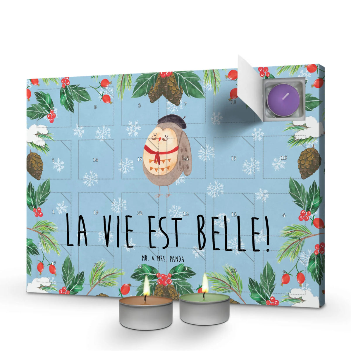 Scented candle advent calendar Owl France
