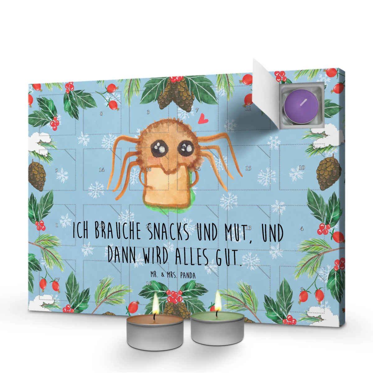 Scented candle advent calendar Spider Agathe Sandwich