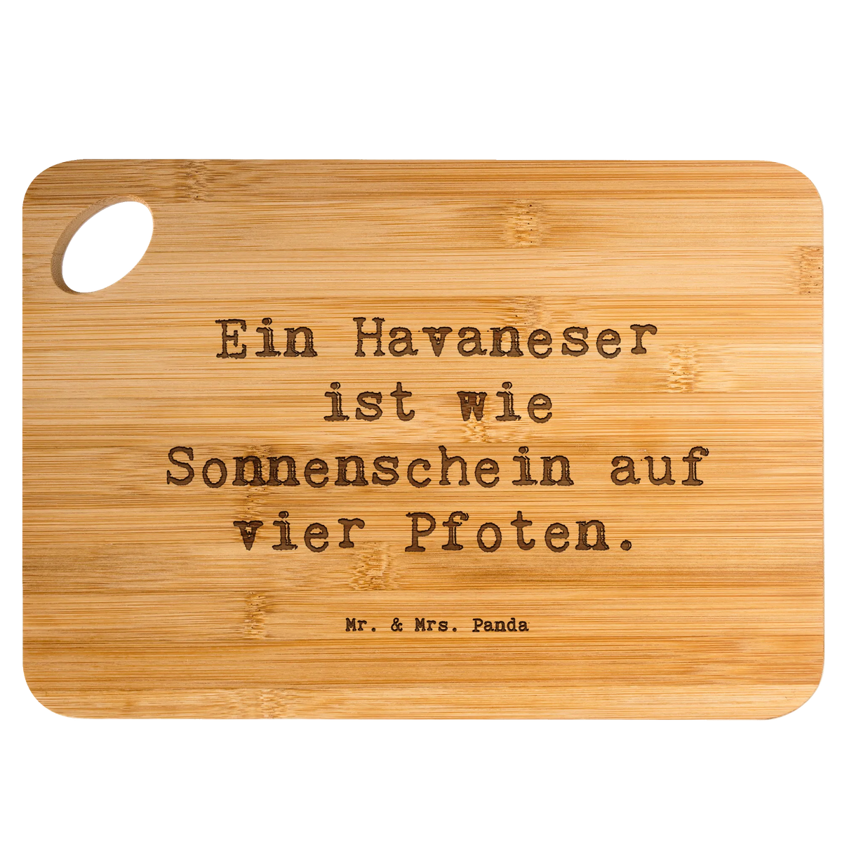 Schneidebrett Spruch Havaneser Sonnenschein