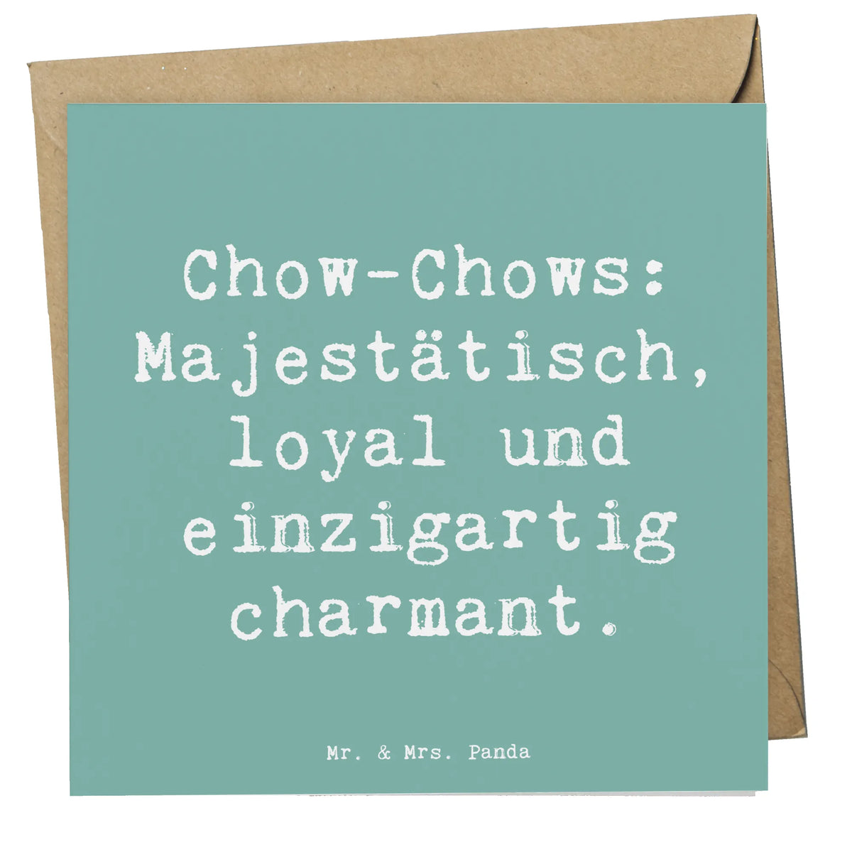 Deluxe Karte Spruch Chow-Chow Charme anlasskarte, Klappkarte, doppelkarte, Grußkarte, Glückwunschkarte, faltkarte, Schenken, Welpe, Tierfreund, Hund, Hundebesitzer, Rassehund, Hunderasse, Geschenk