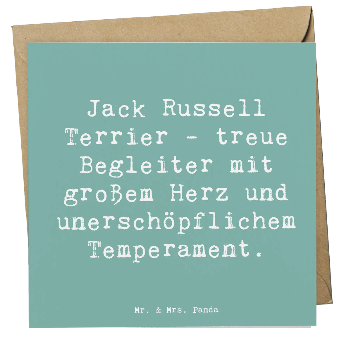 Deluxe Karte Spruch Jack Russell Terrier